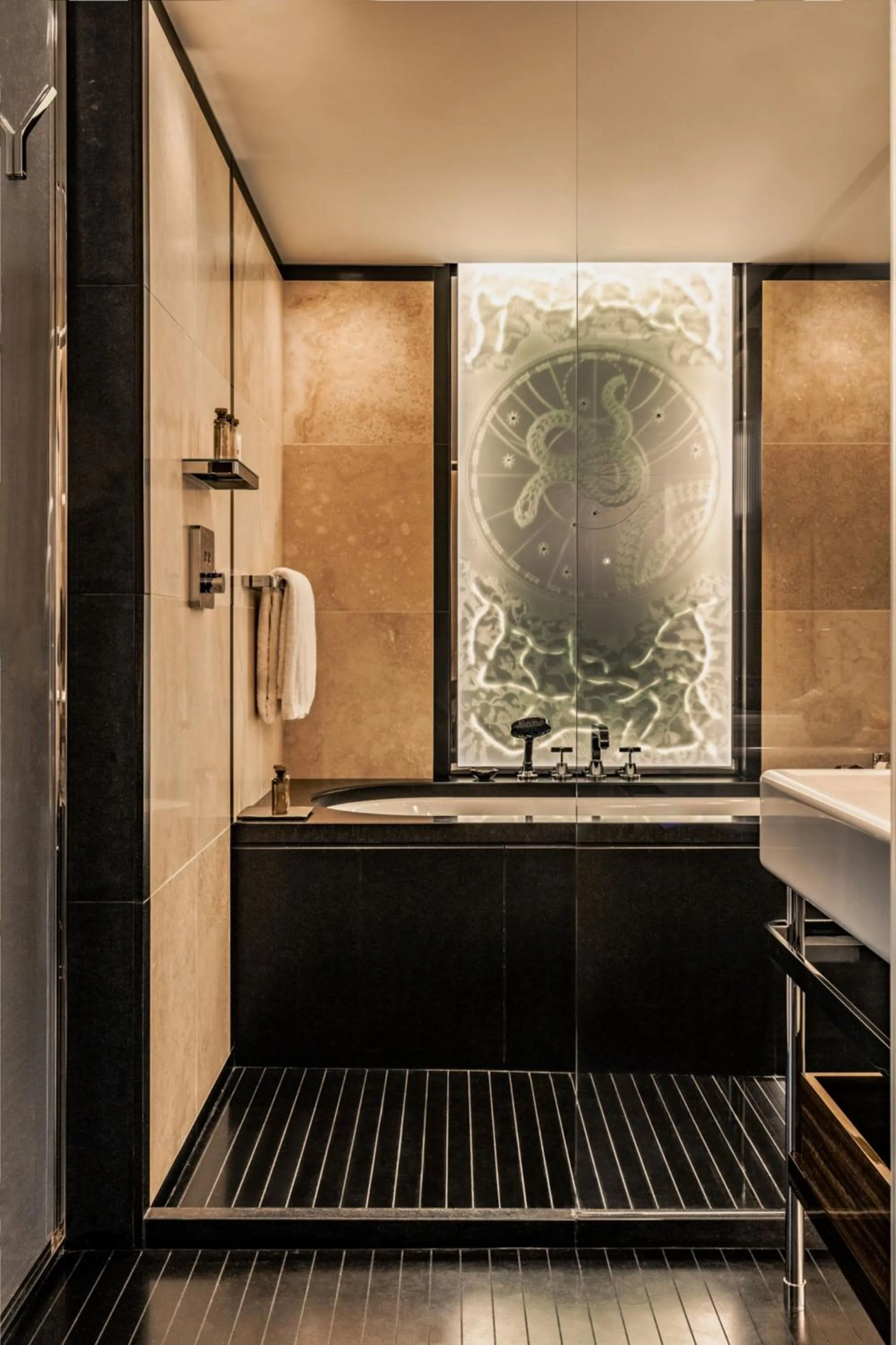 Bathroom in Bvlgari Hotel Paris