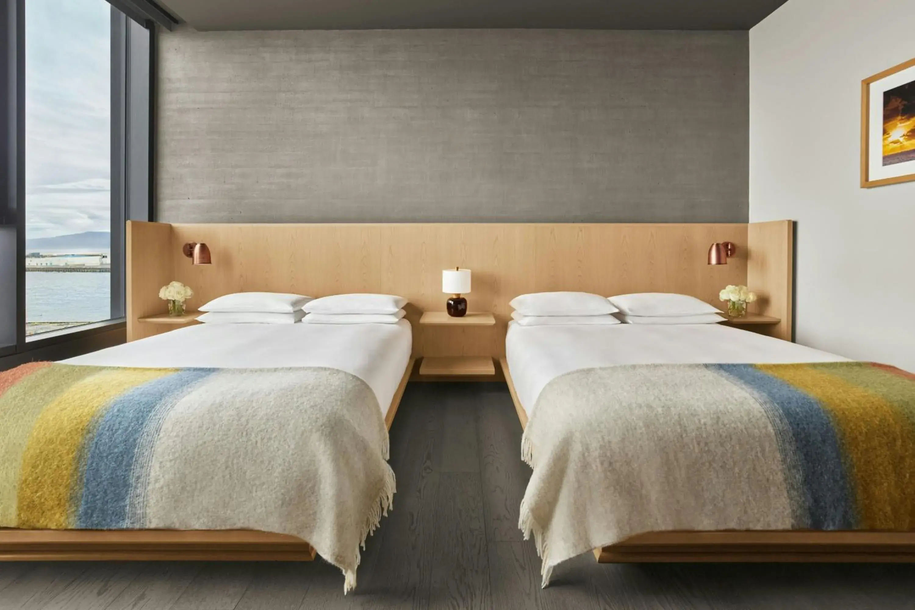 Deluxe Queen Room with Two Queen Beds and Scenic View in The Reykjavik EDITION Deluxe Queen Room with Two Queen Beds and Scenic View in The Reykjavik EDITION