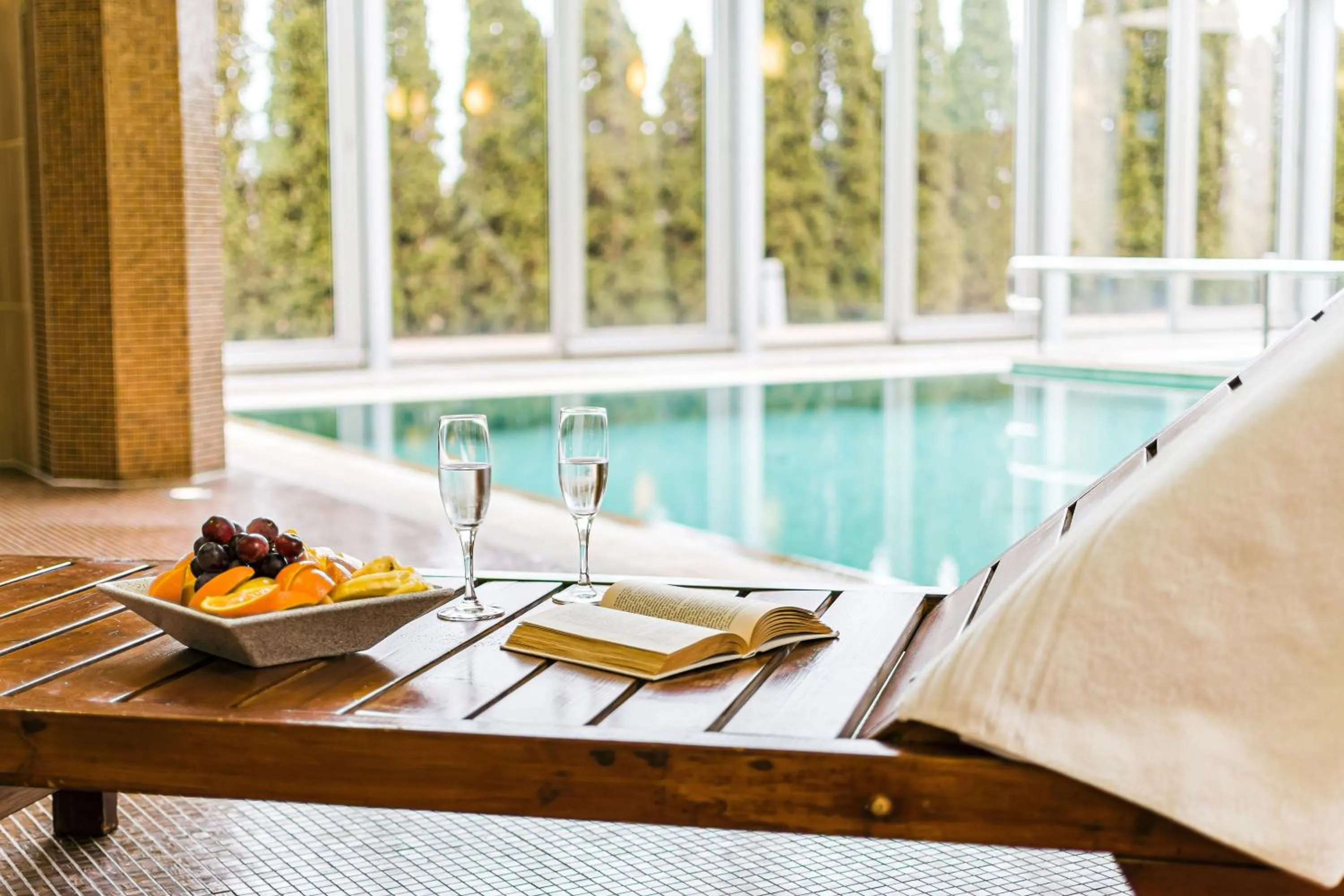 Pool view in Hotel Savannah