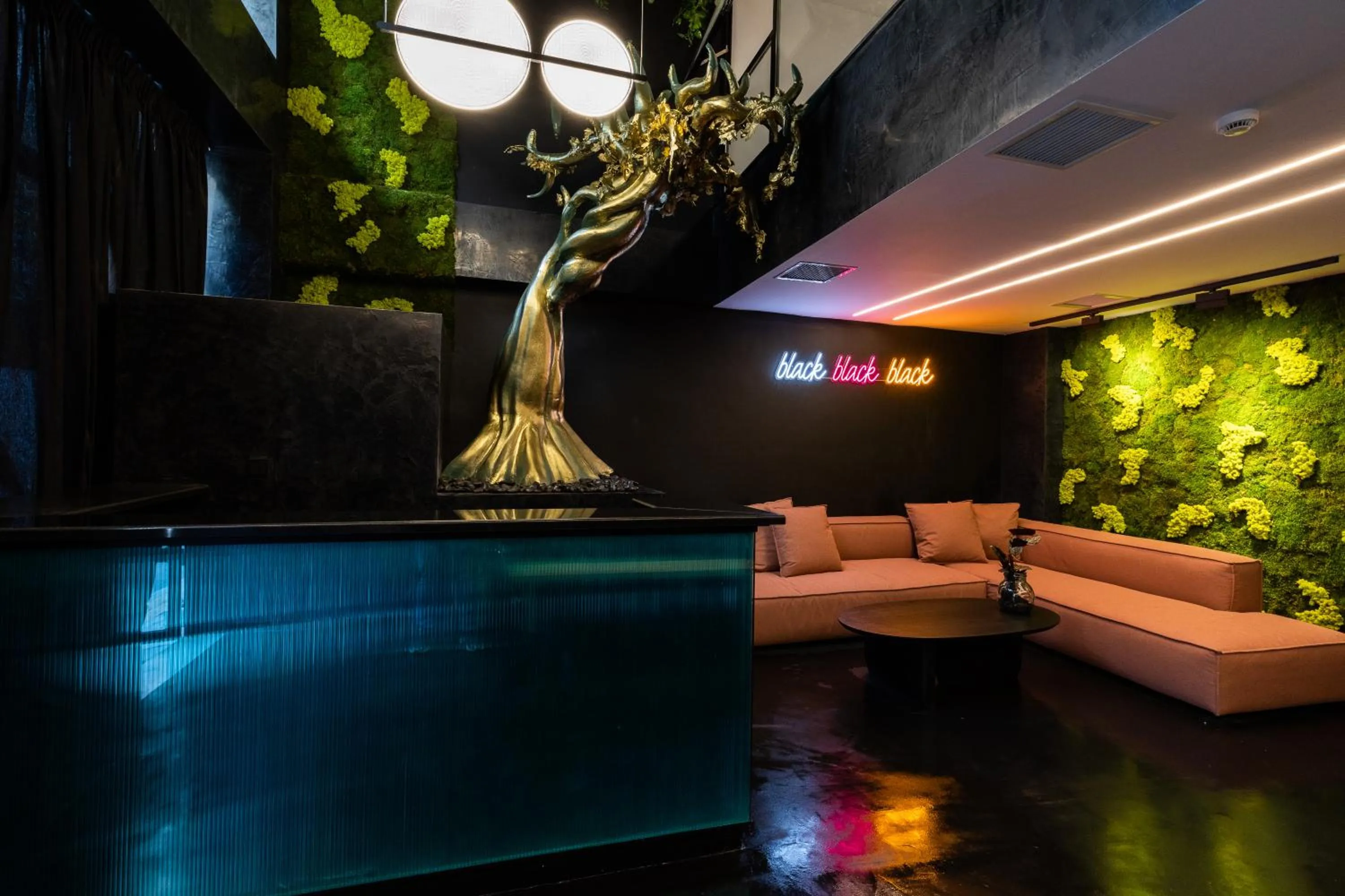 Lobby or reception in The Fountain Athens