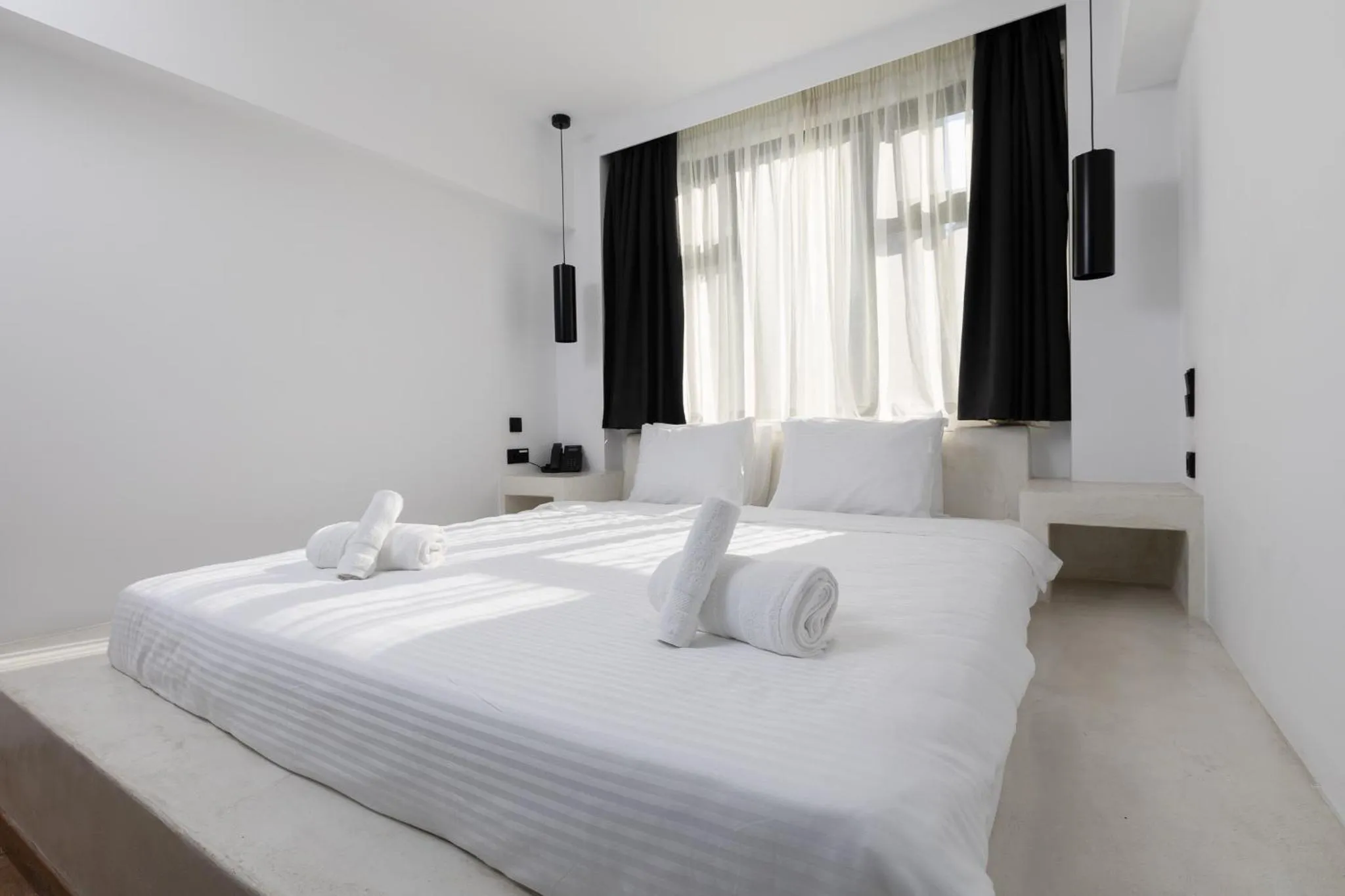 Bedroom, Bed in The Fountain Athens