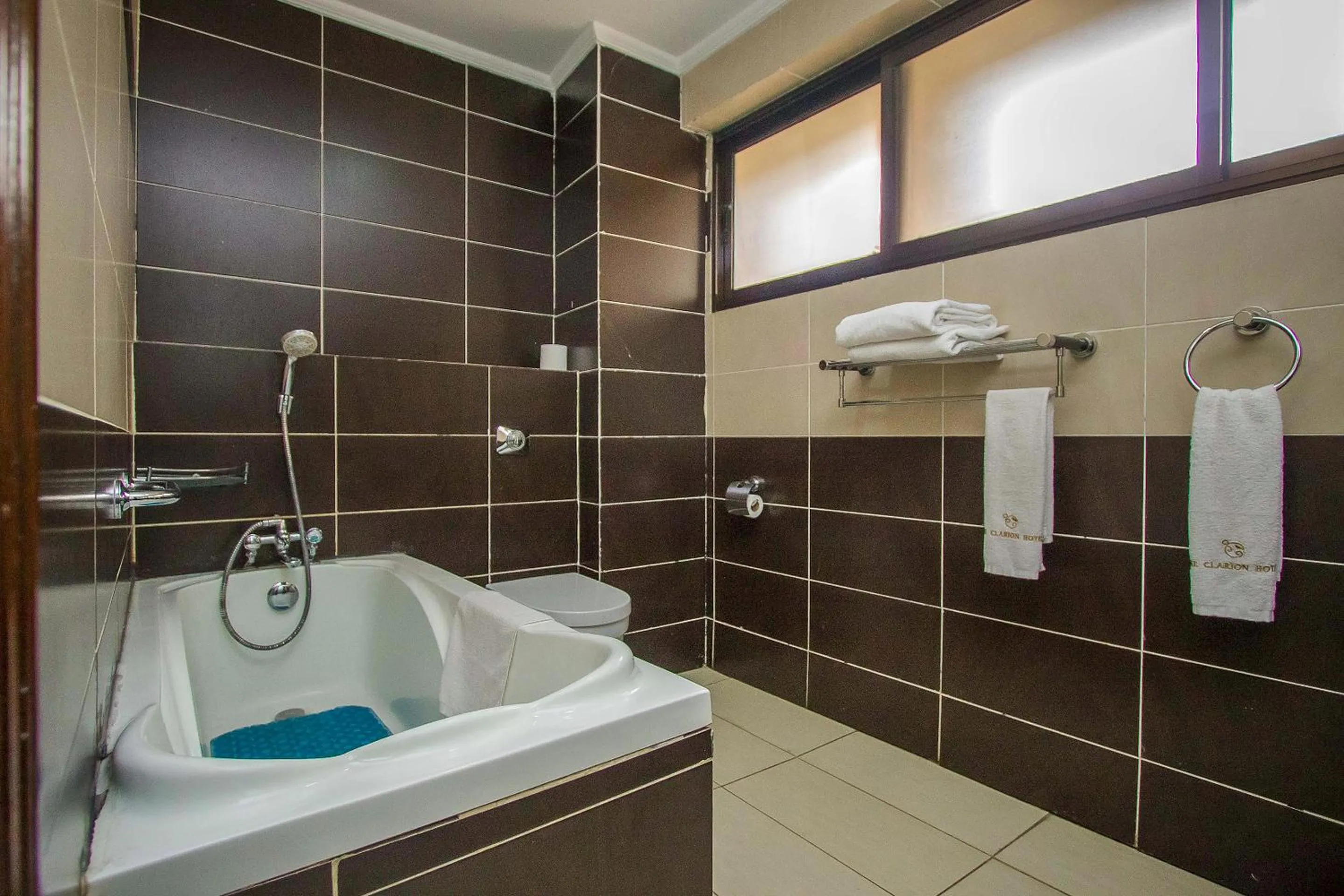 Bathroom in The Clarion Hotel