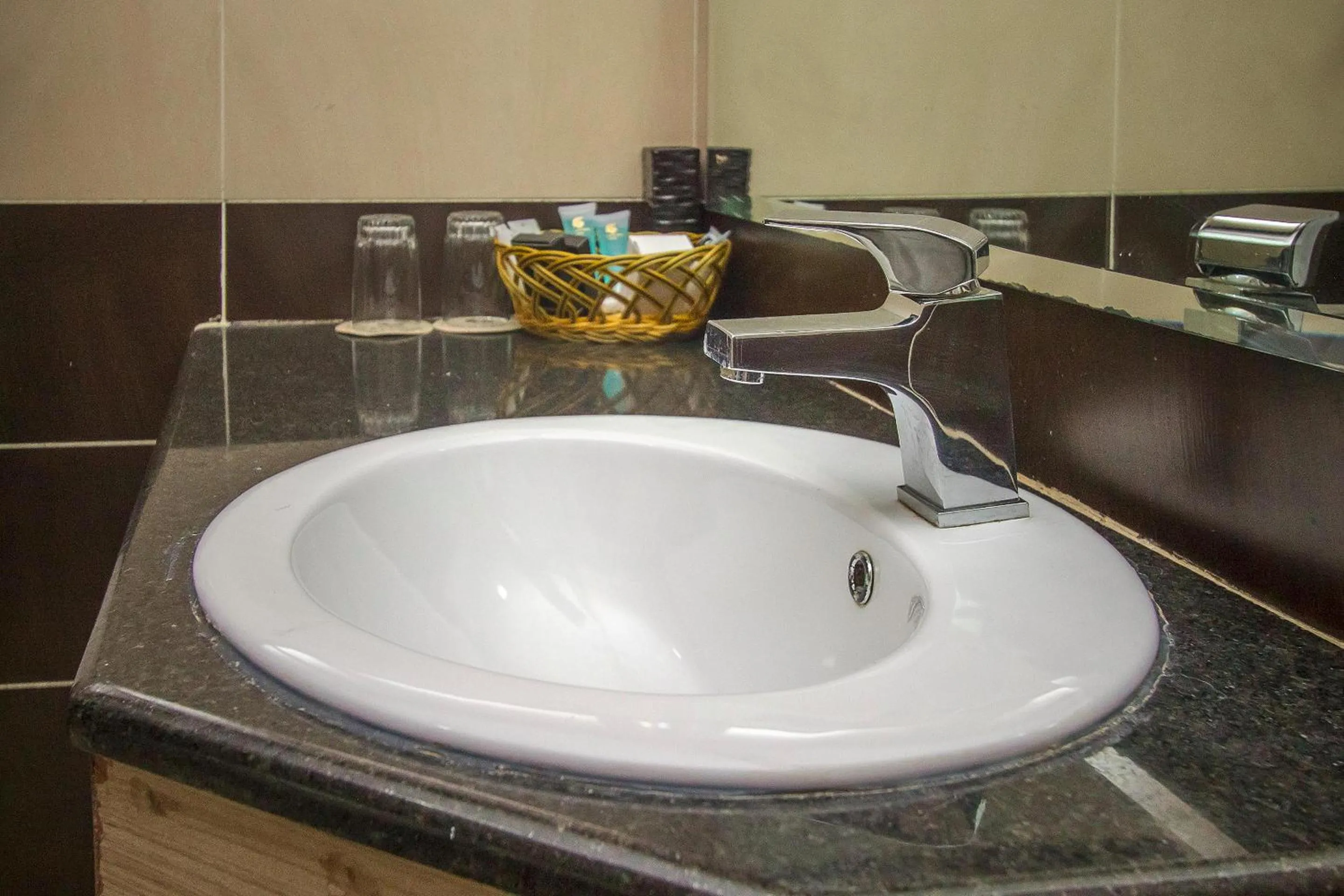 Bathroom in The Clarion Hotel