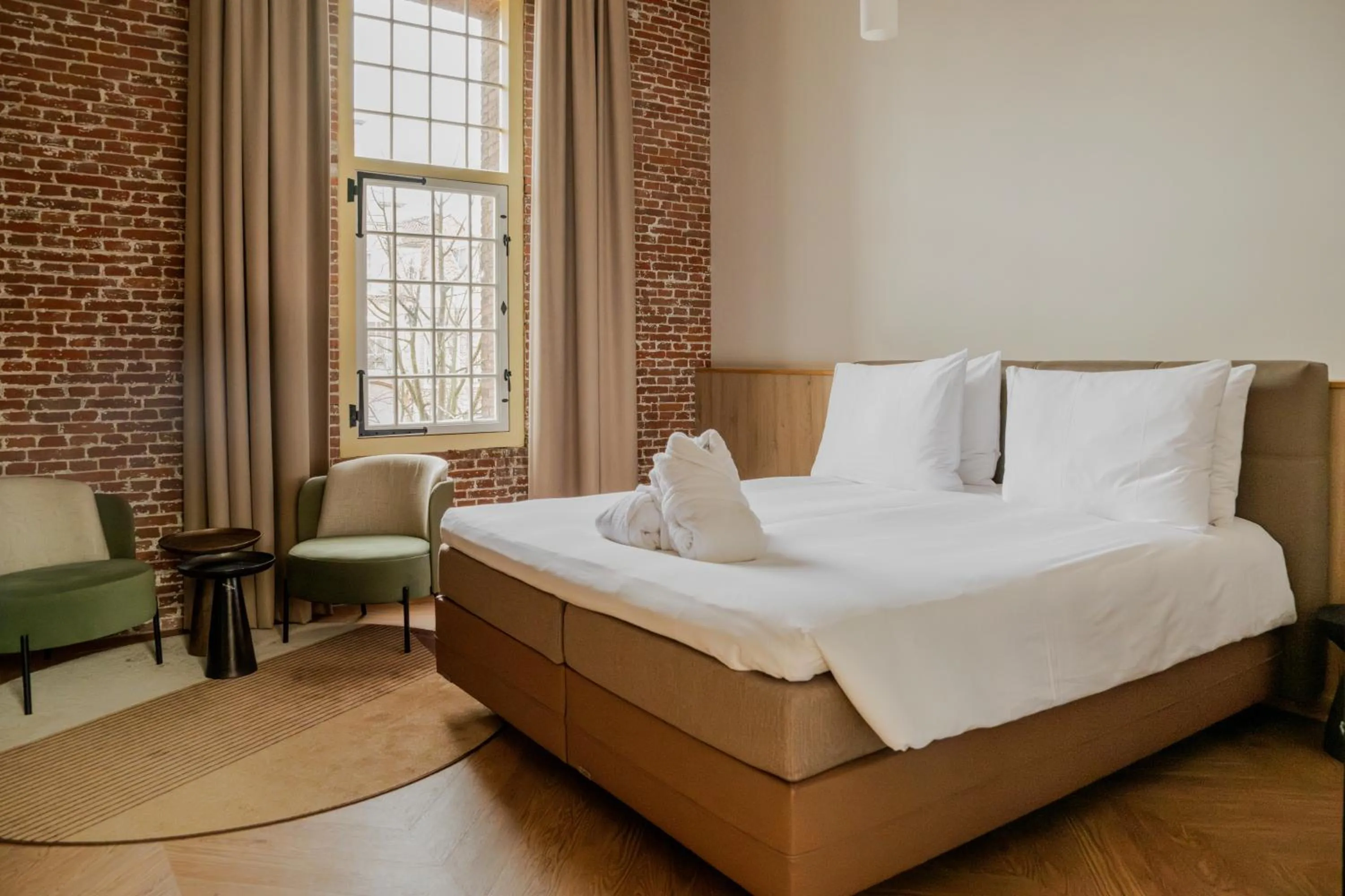 Bed in Hotel Arsenaal Delft