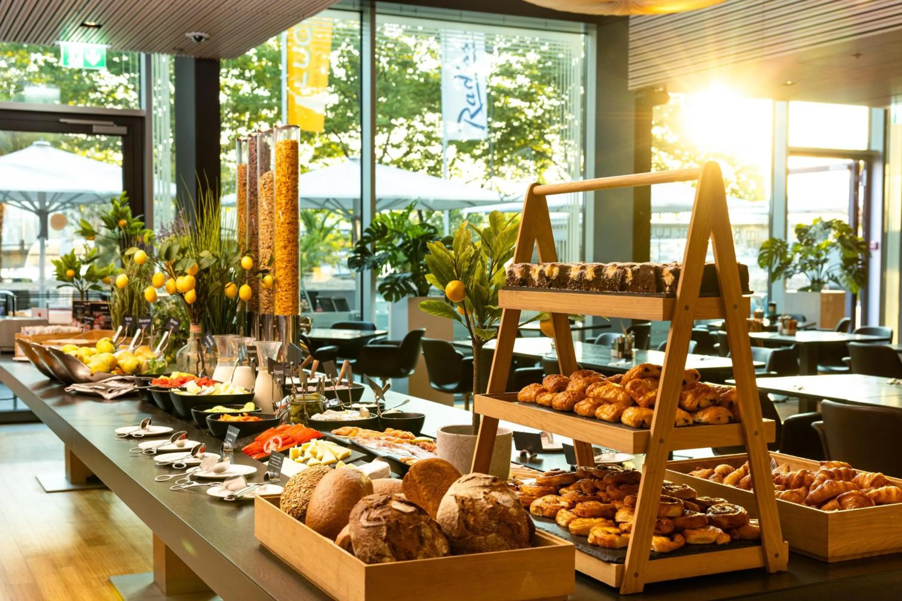 Breakfast in Radisson Blu Hotel, Lucerne