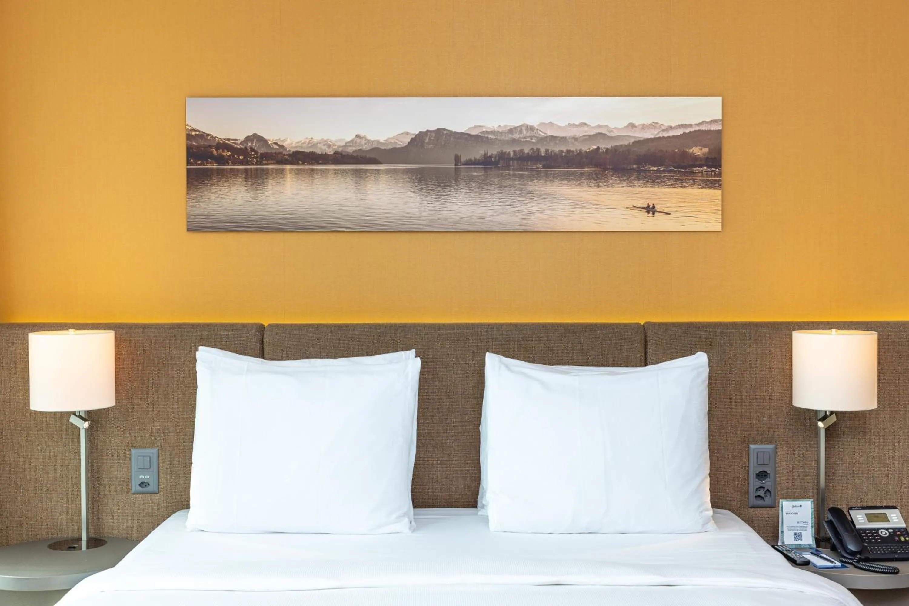 Bedroom, Bed in Radisson Blu Hotel, Lucerne