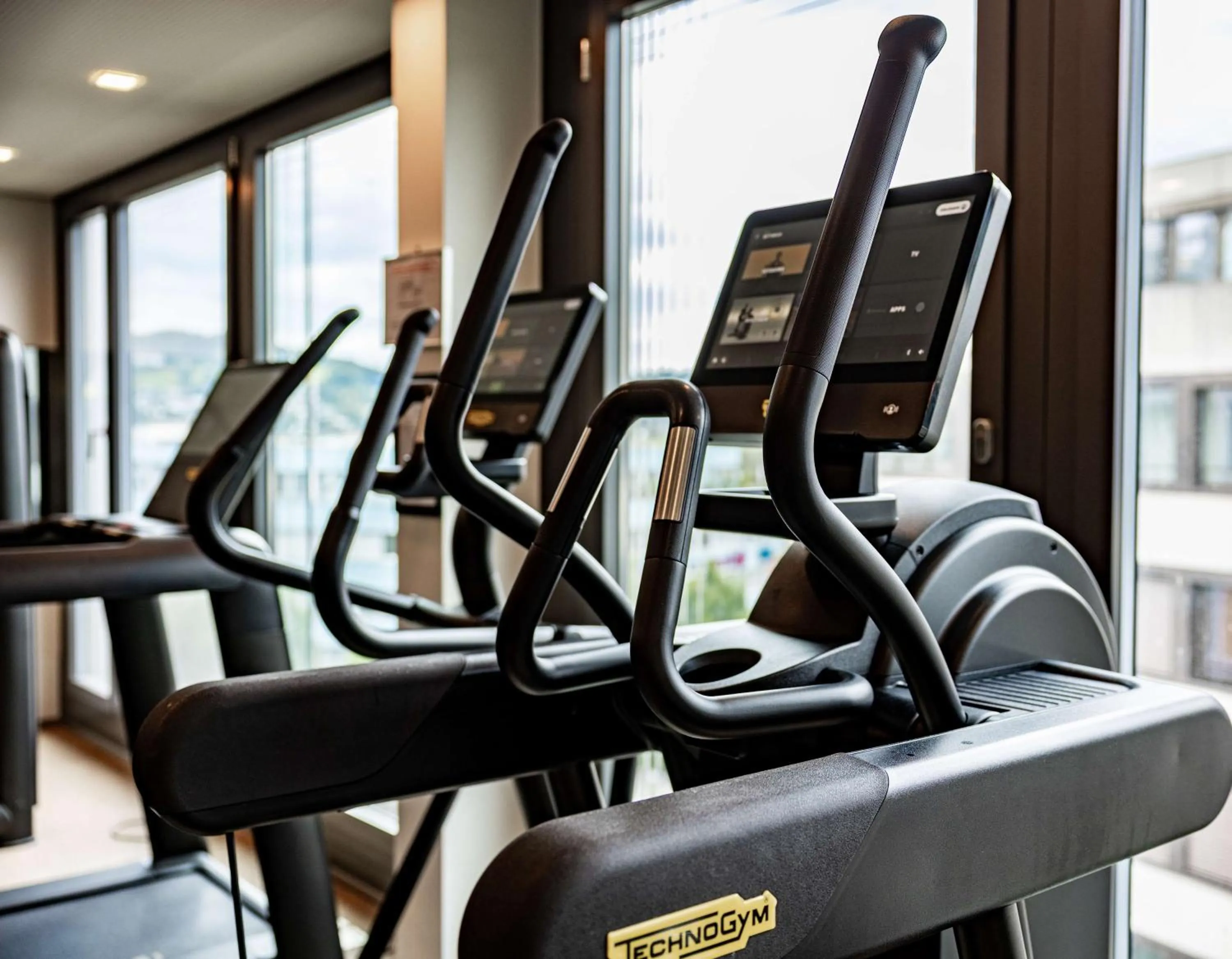 Fitness centre/facilities in Radisson Blu Hotel, Lucerne