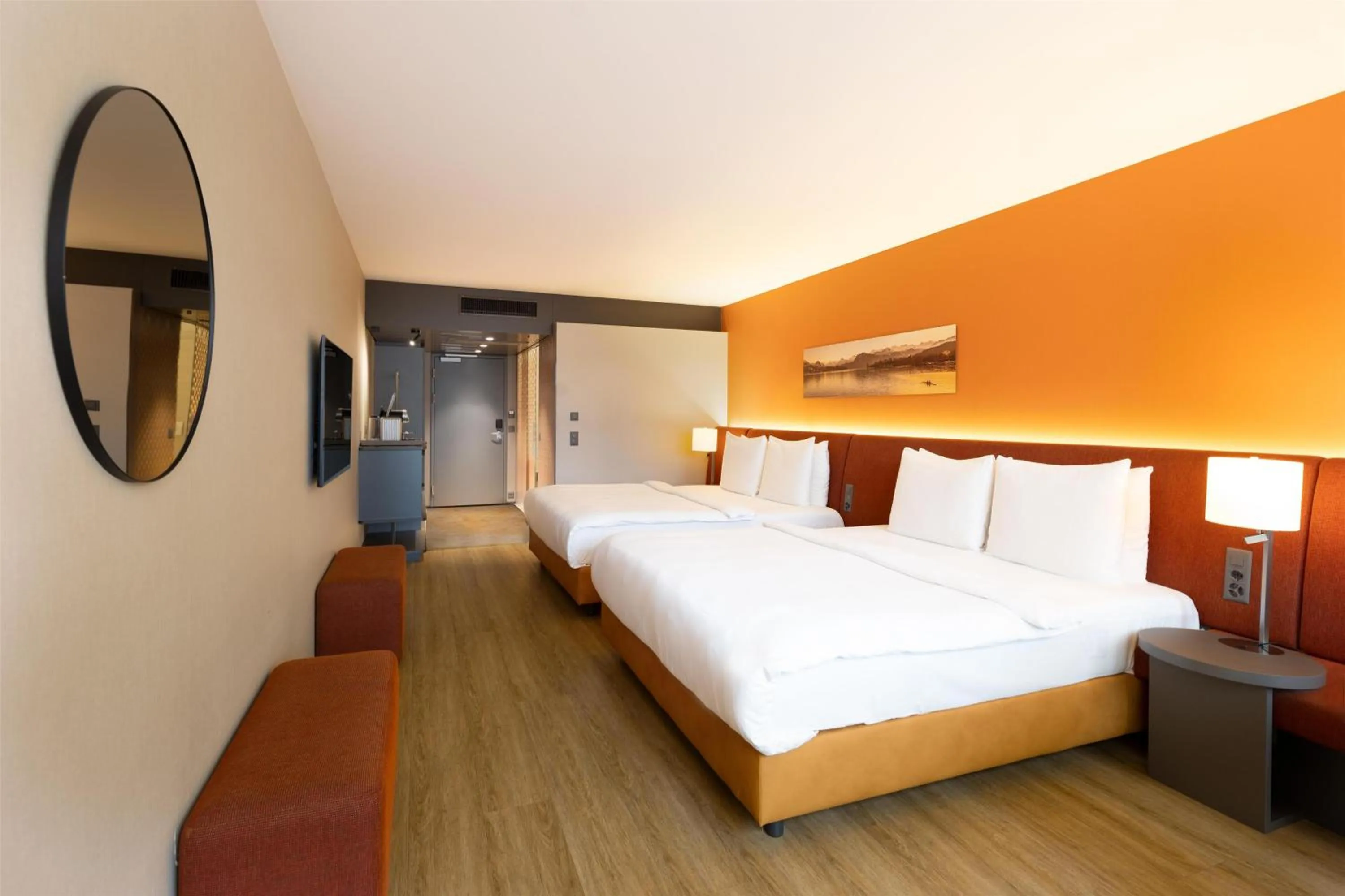 Bedroom, Bed in Radisson Blu Hotel, Lucerne