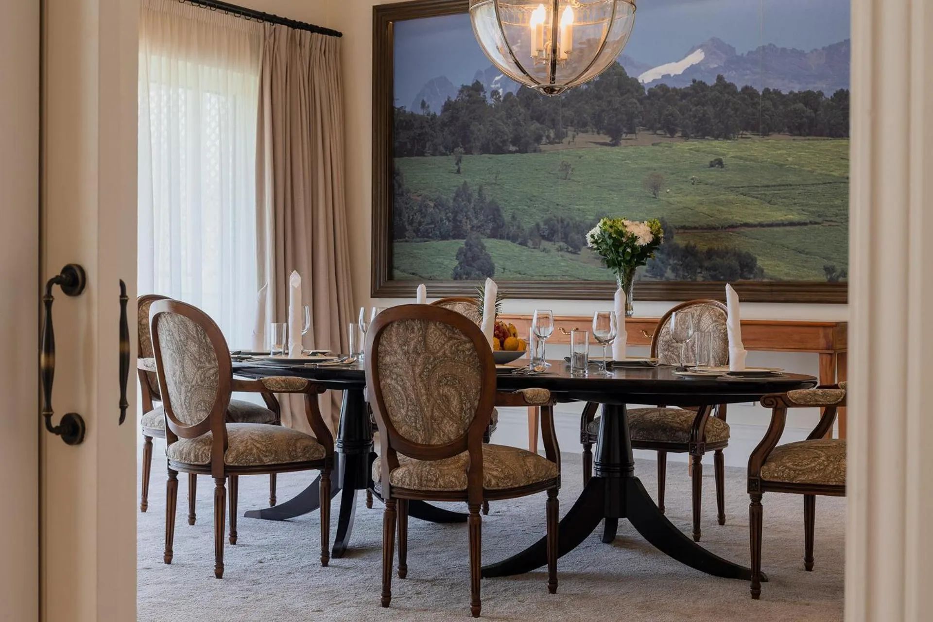 Dining area in Hemingways Nairobi