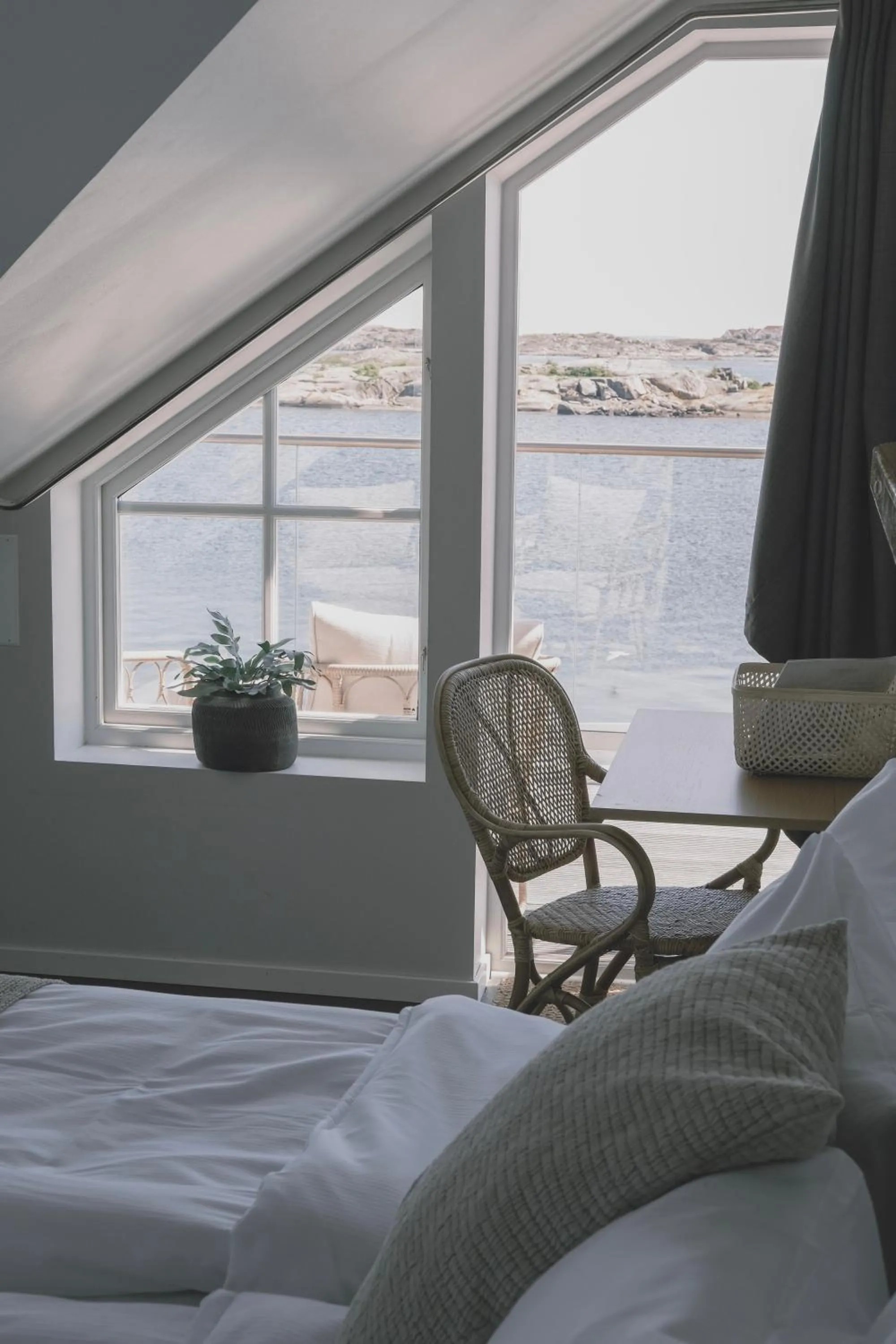 Bed in Skärgårdshotellet Hönö