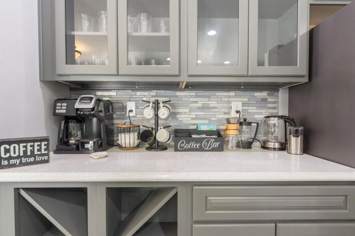 Luxury Villa with Hot Tub, Two Fire Pits, King Bed Suite, Game Room & Fenced Yard