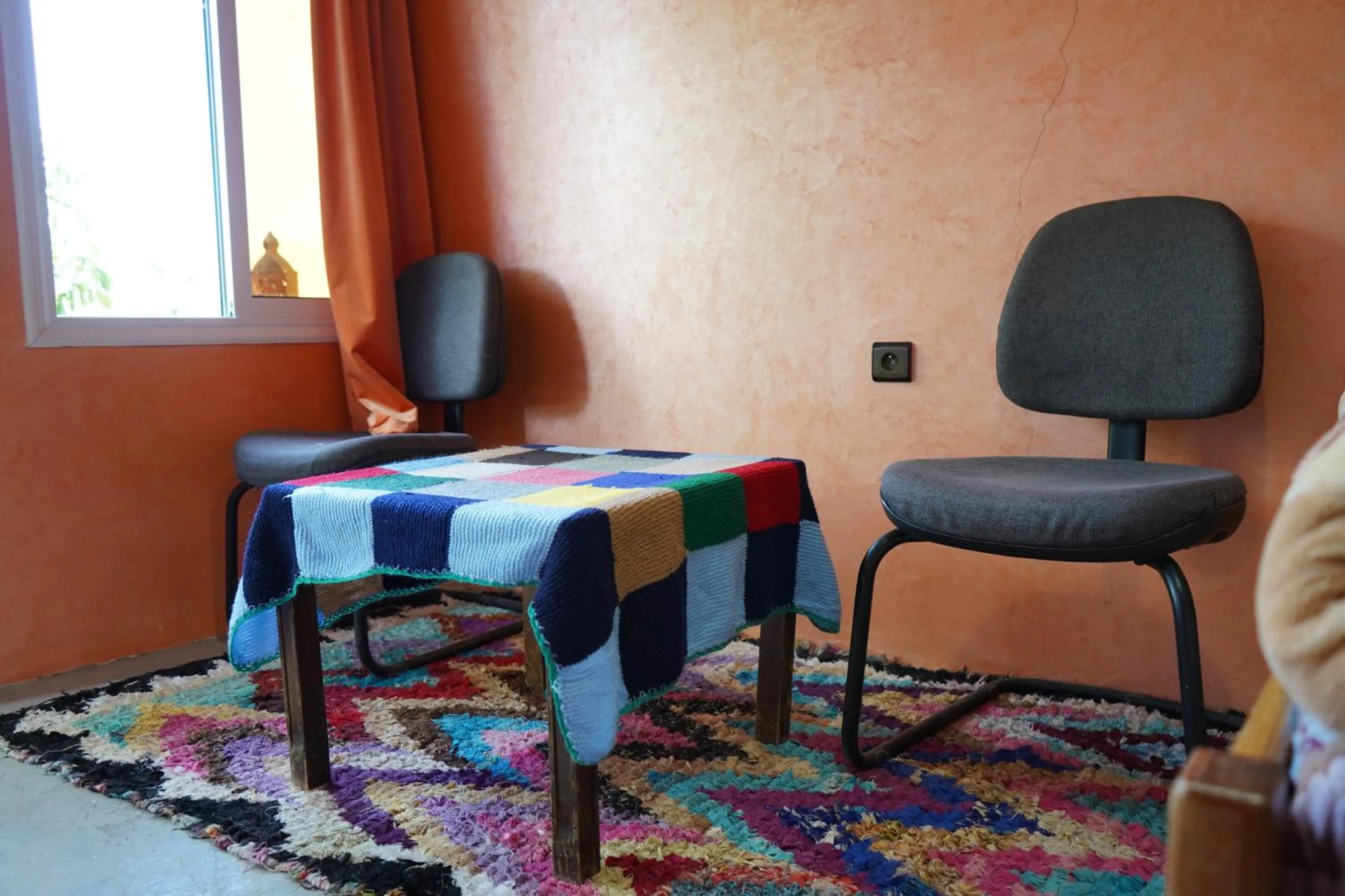 Seating area in Chez Imnir