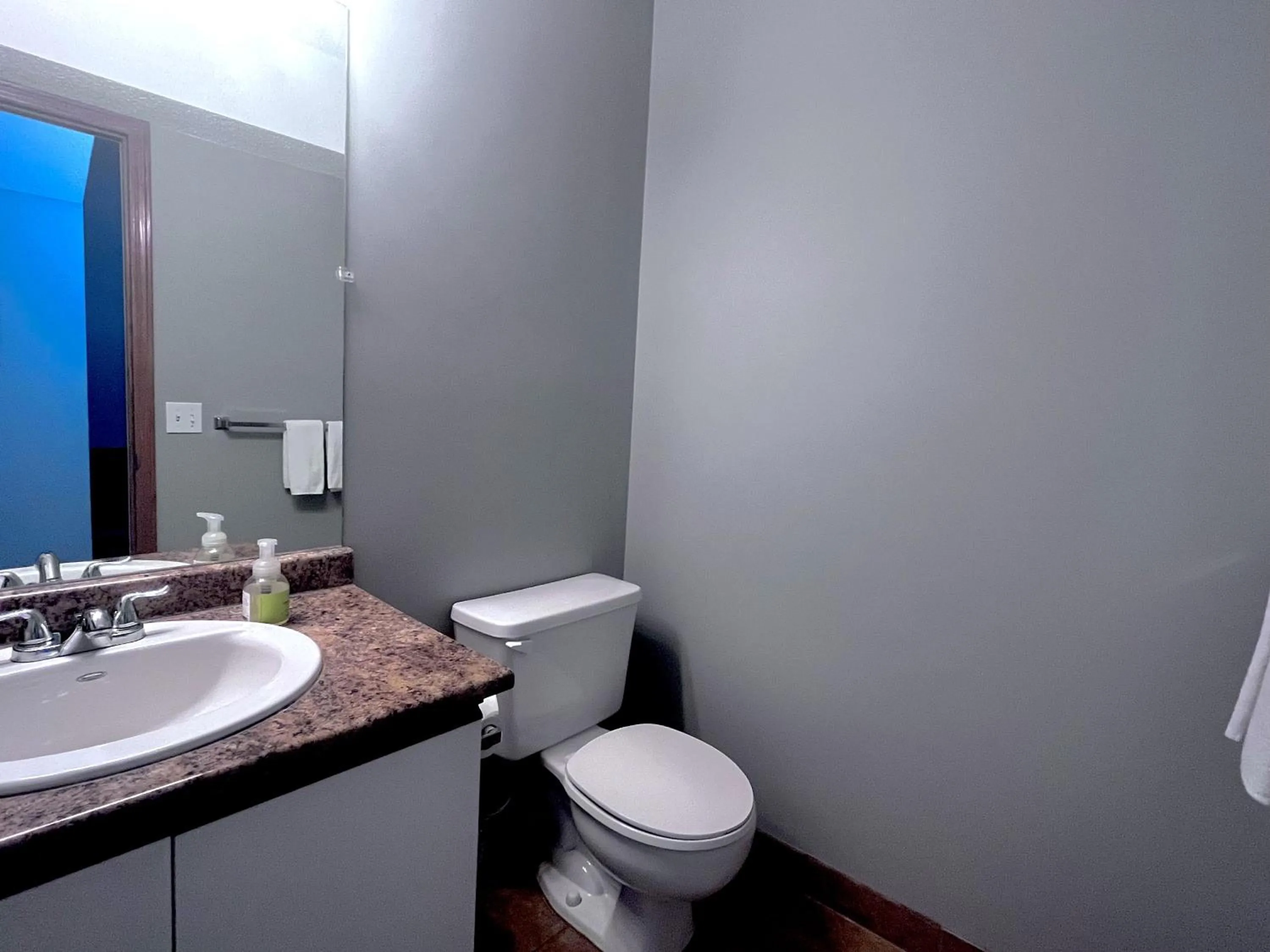 Toilet in Canadian Rockies Chalets by Trilink - 2 & 3 Bedroom Condos - Self Check-In - Walking Distance to Downtown - Free Parking - Pet-Friendly - No AC