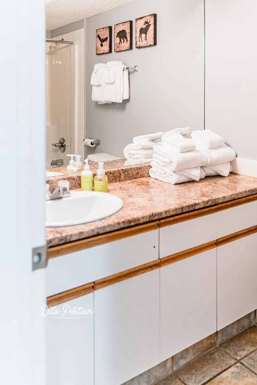 Bathroom in Canadian Rockies Chalets by Trilink - 2 & 3 Bedroom Condos - Self Check-In - Walking Distance to Downtown - Free Parking - Pet-Friendly - No AC