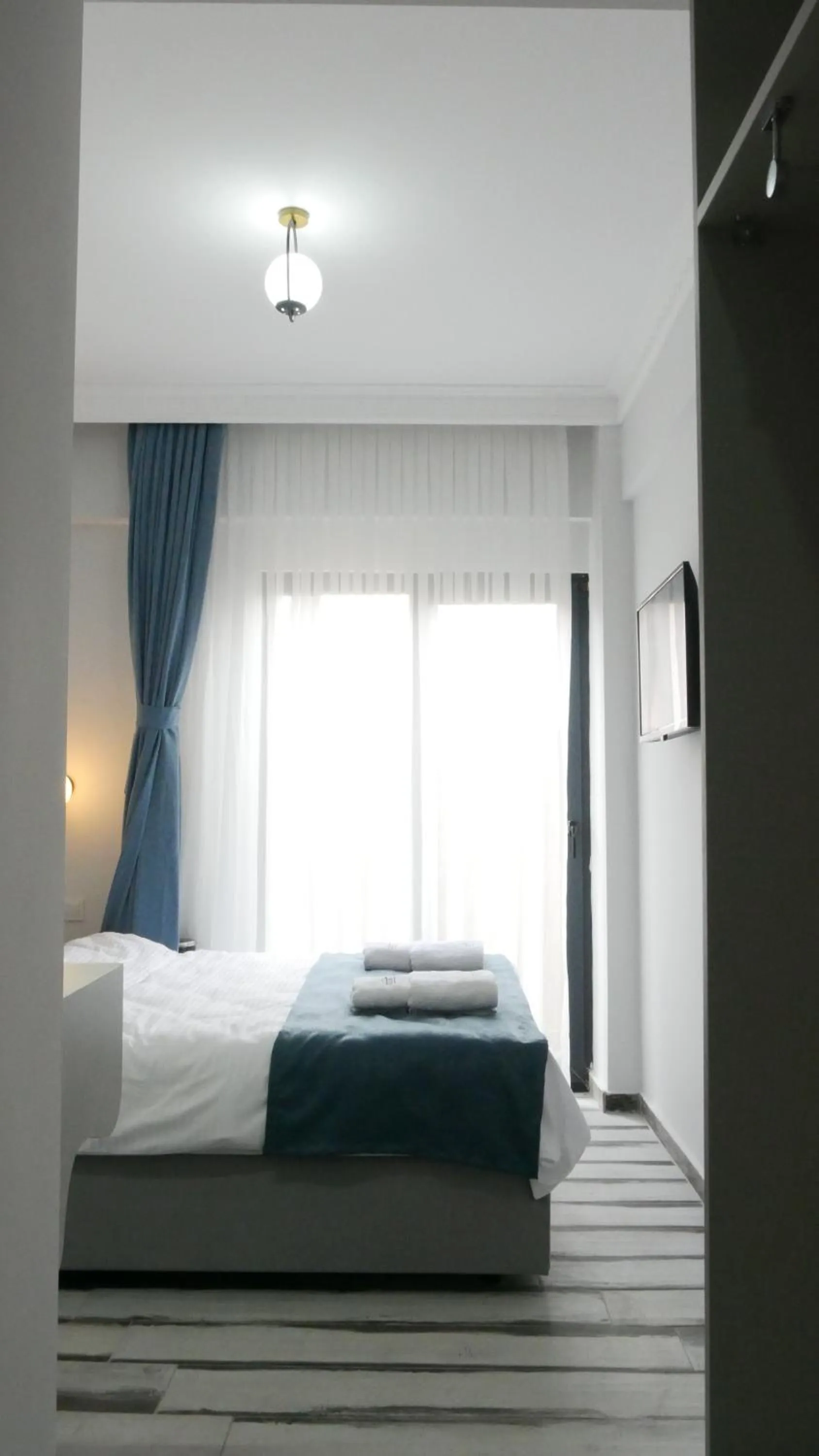 Bed in Nefis Hotel City