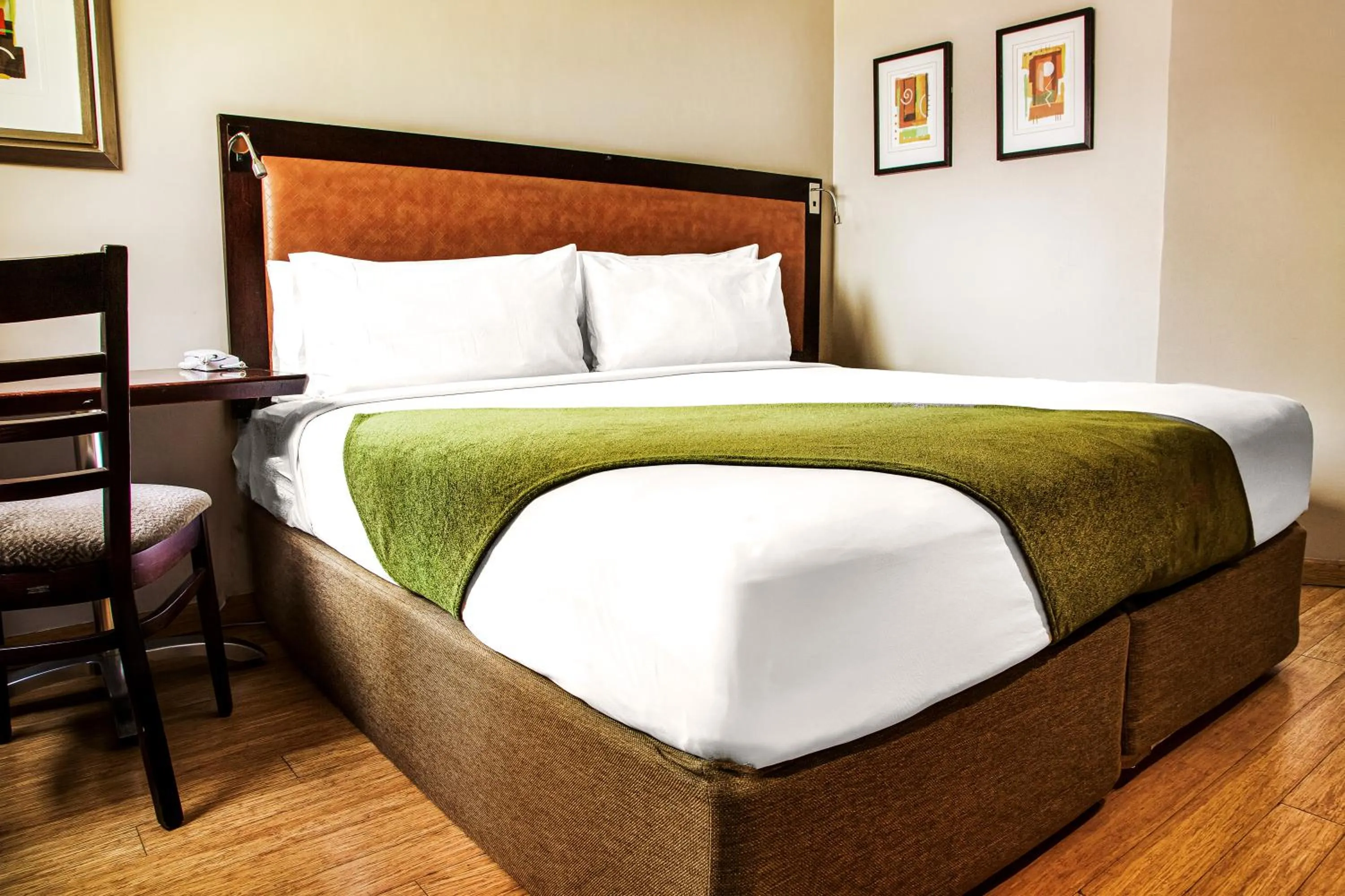 Bed in The RidgePoint Hotel