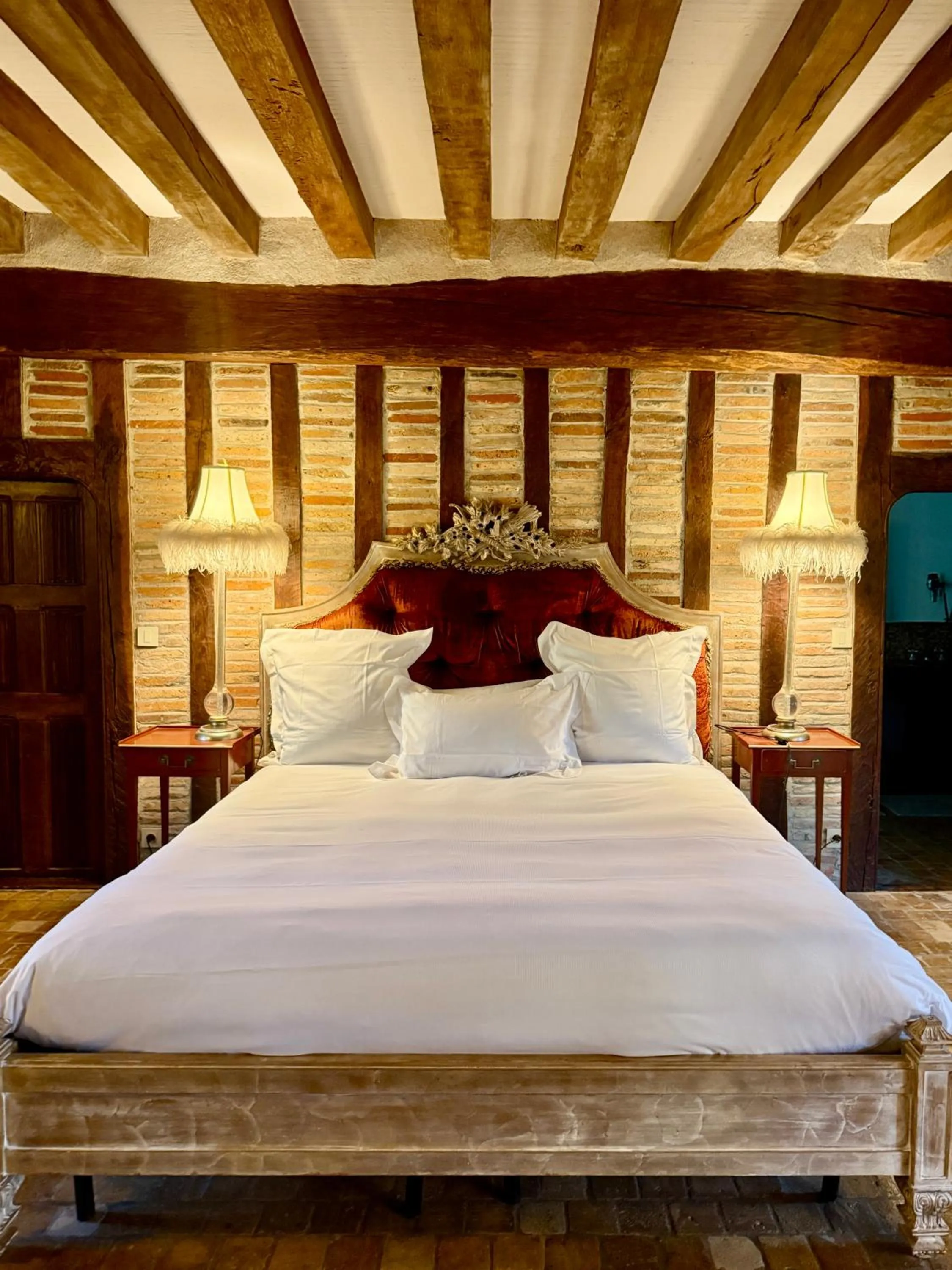 Bed in Demeure des Vieux Bains