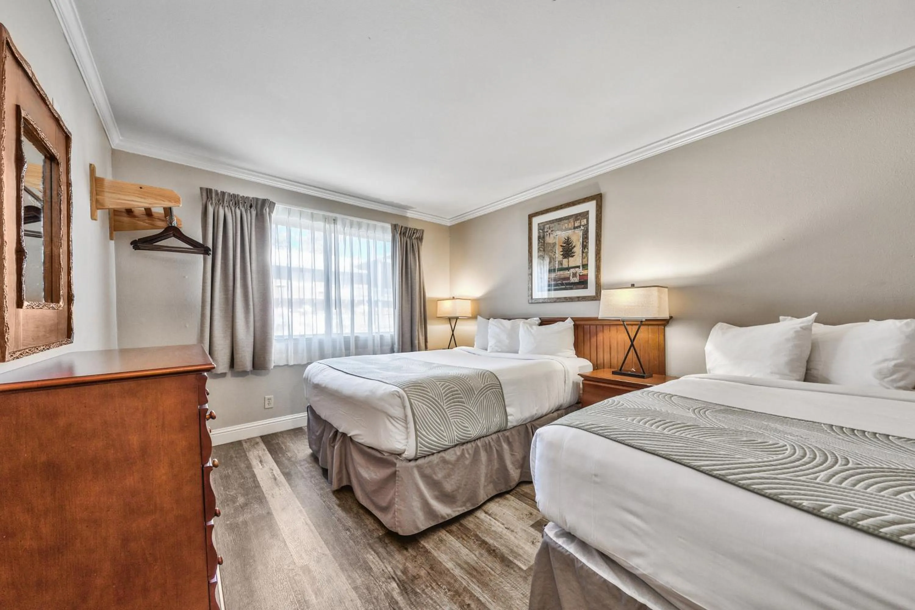 Bed in Forest Suites Resort at the Heavenly Village