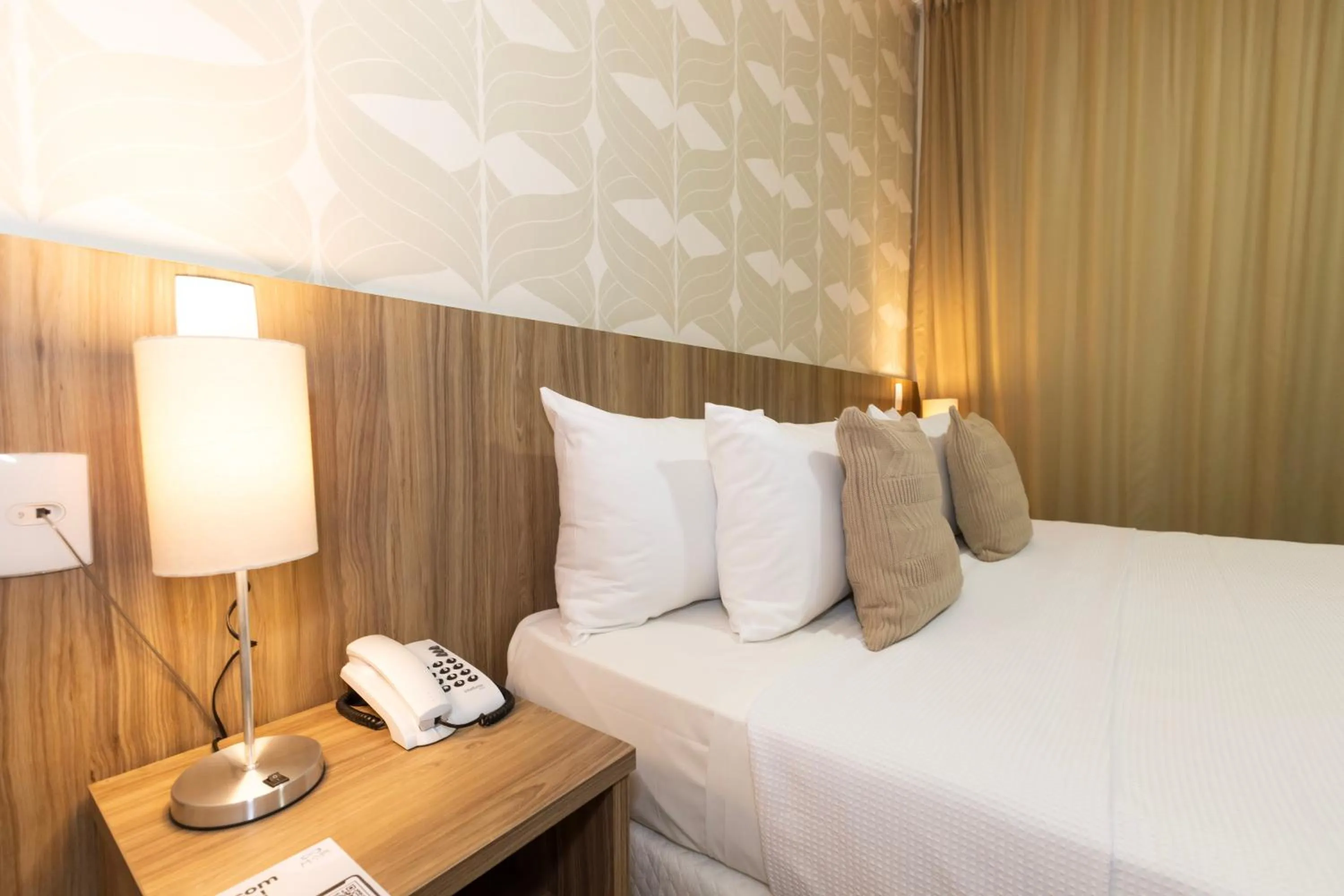 Bed in Mais Hotel Aeroporto Salvador