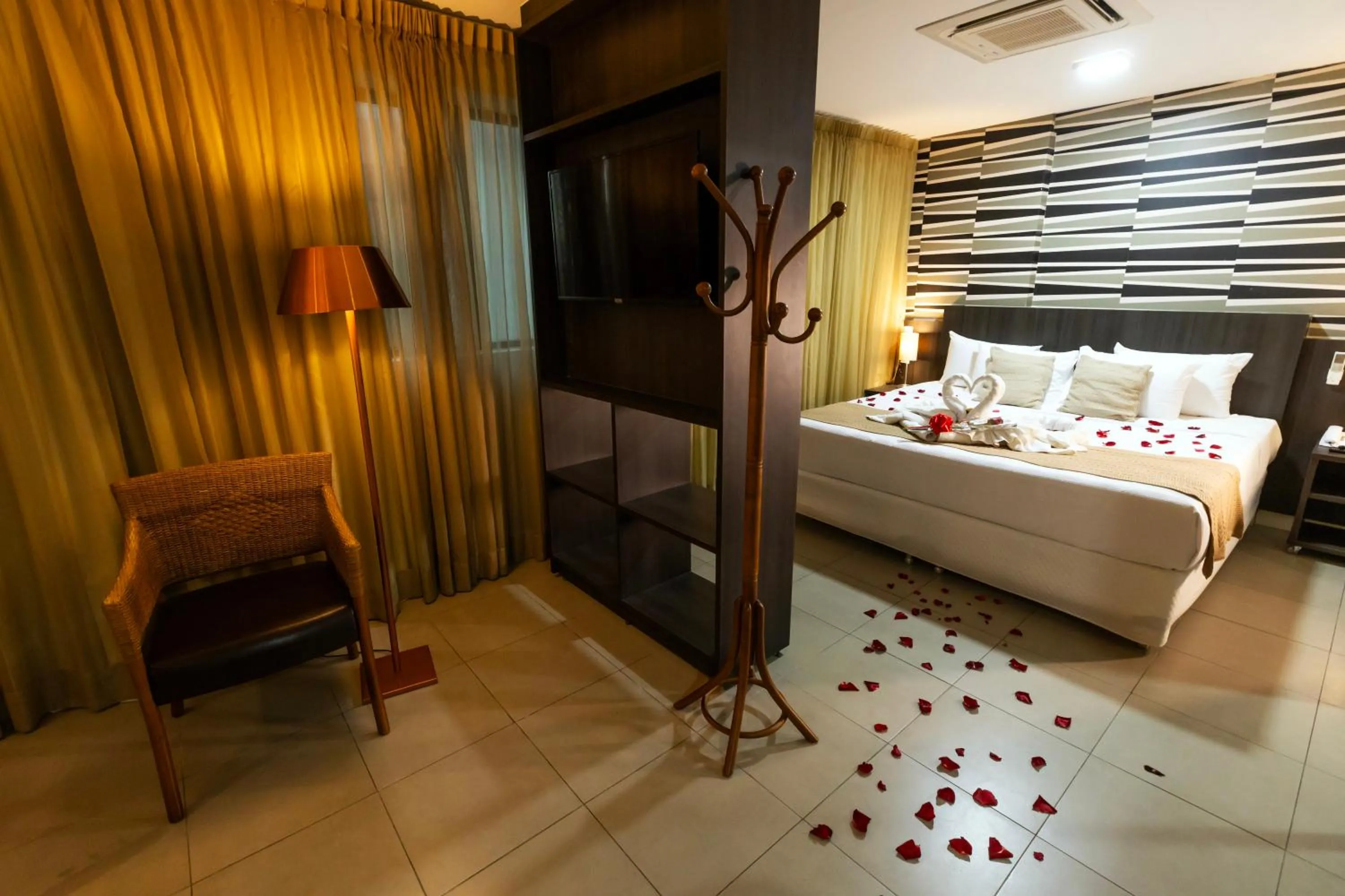 Bed in Mais Hotel Aeroporto Salvador