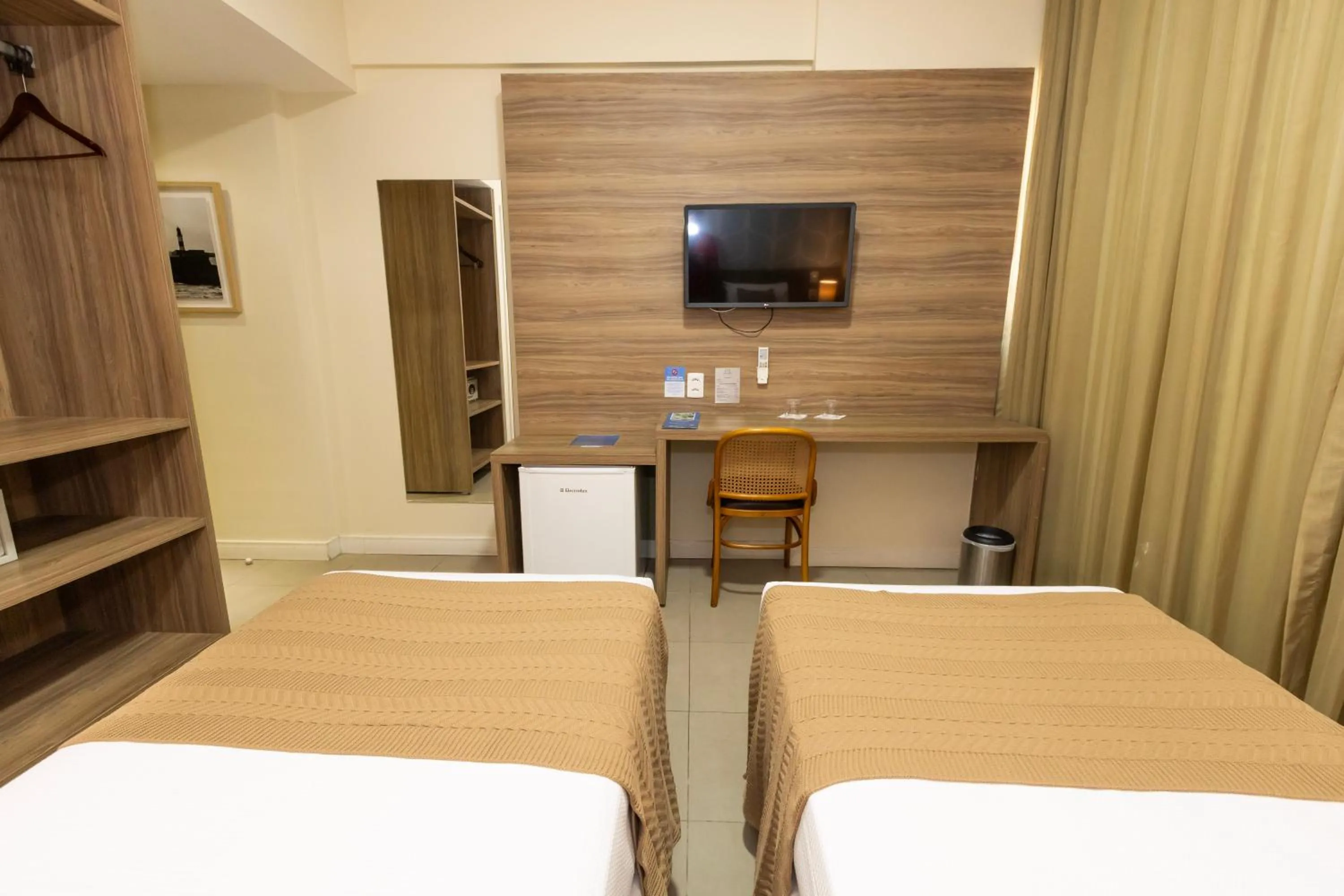 Bed in Mais Hotel Aeroporto Salvador