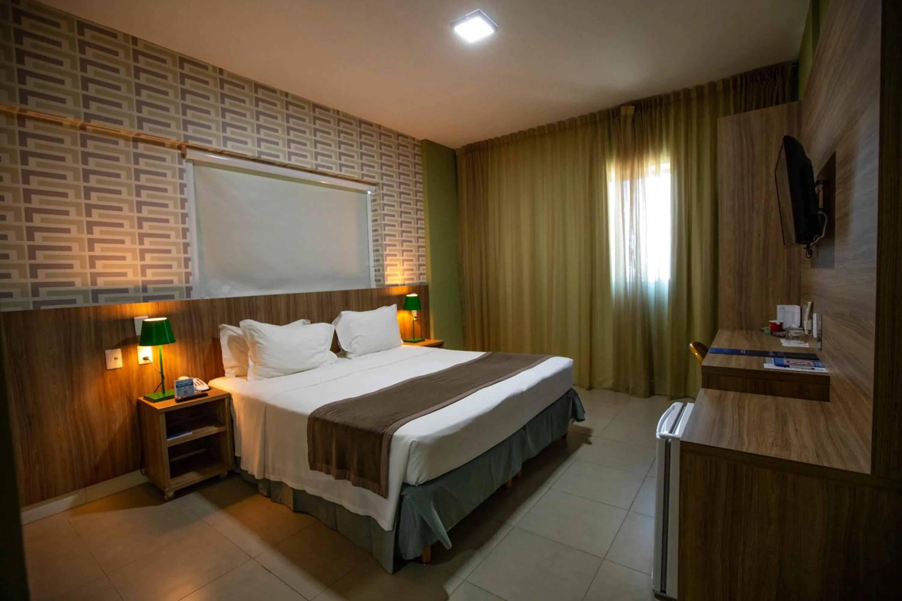 Bed in Mais Hotel Aeroporto Salvador