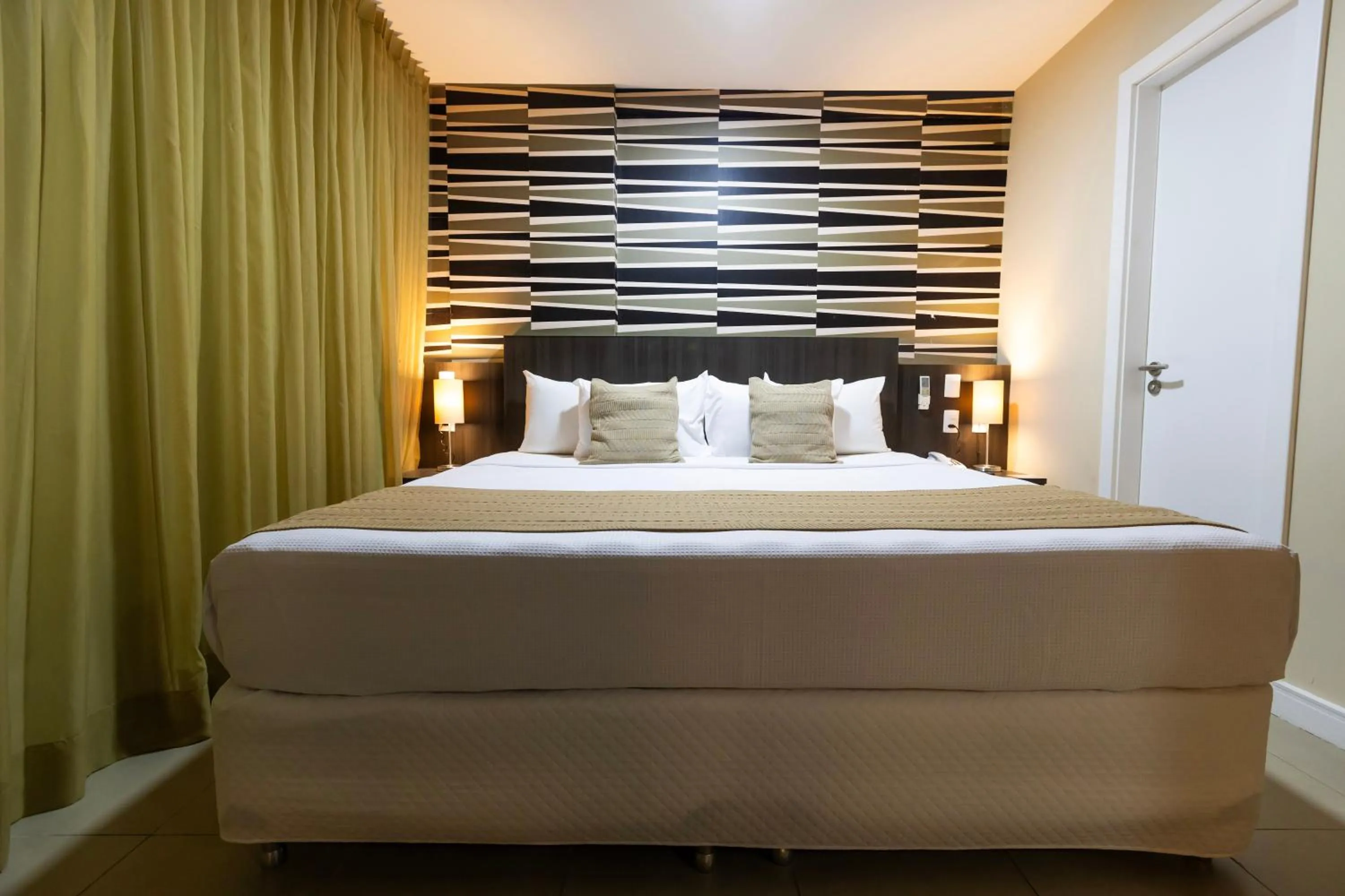 Bed in Mais Hotel Aeroporto Salvador