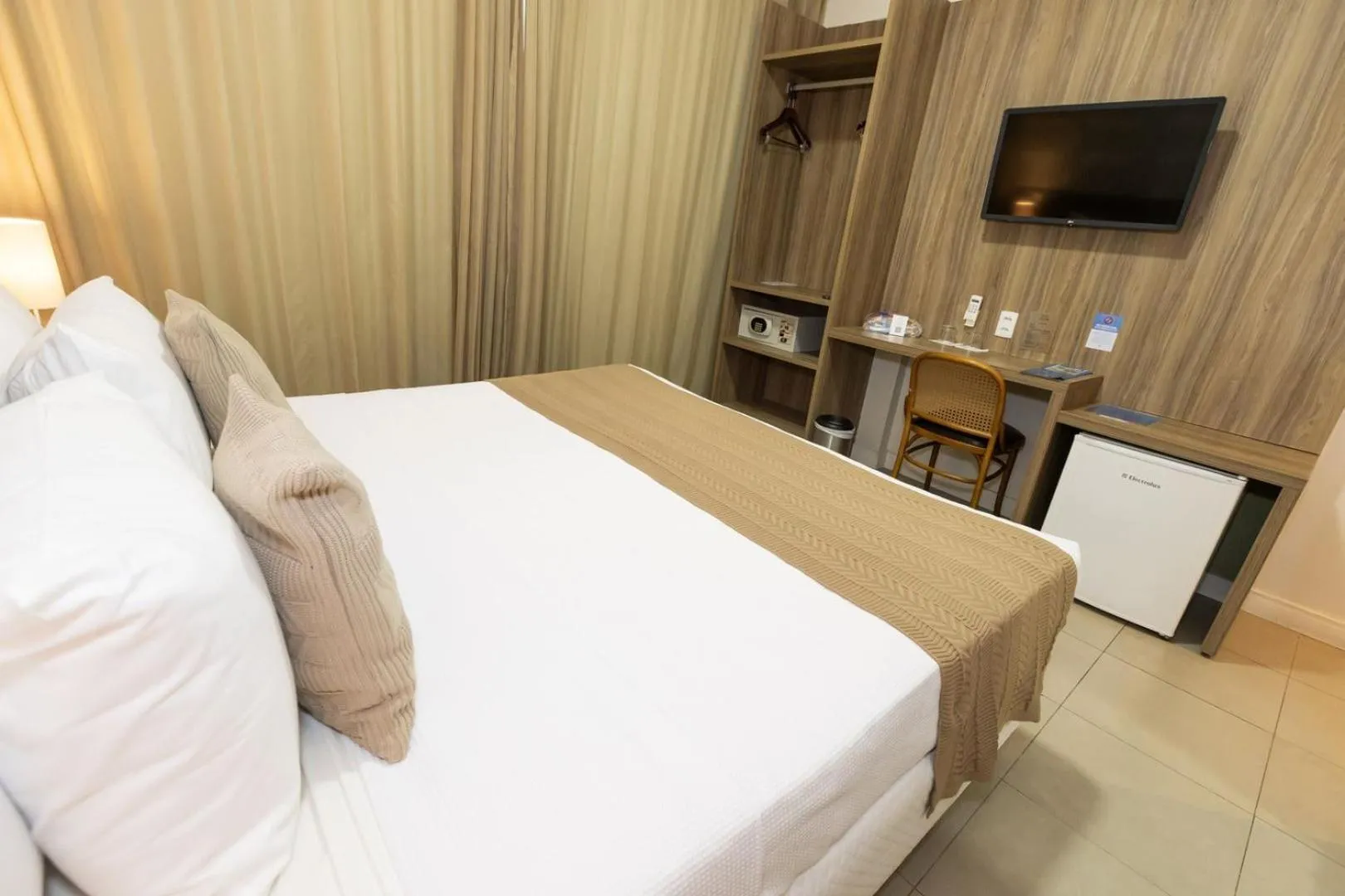 Bed in Mais Hotel Aeroporto Salvador