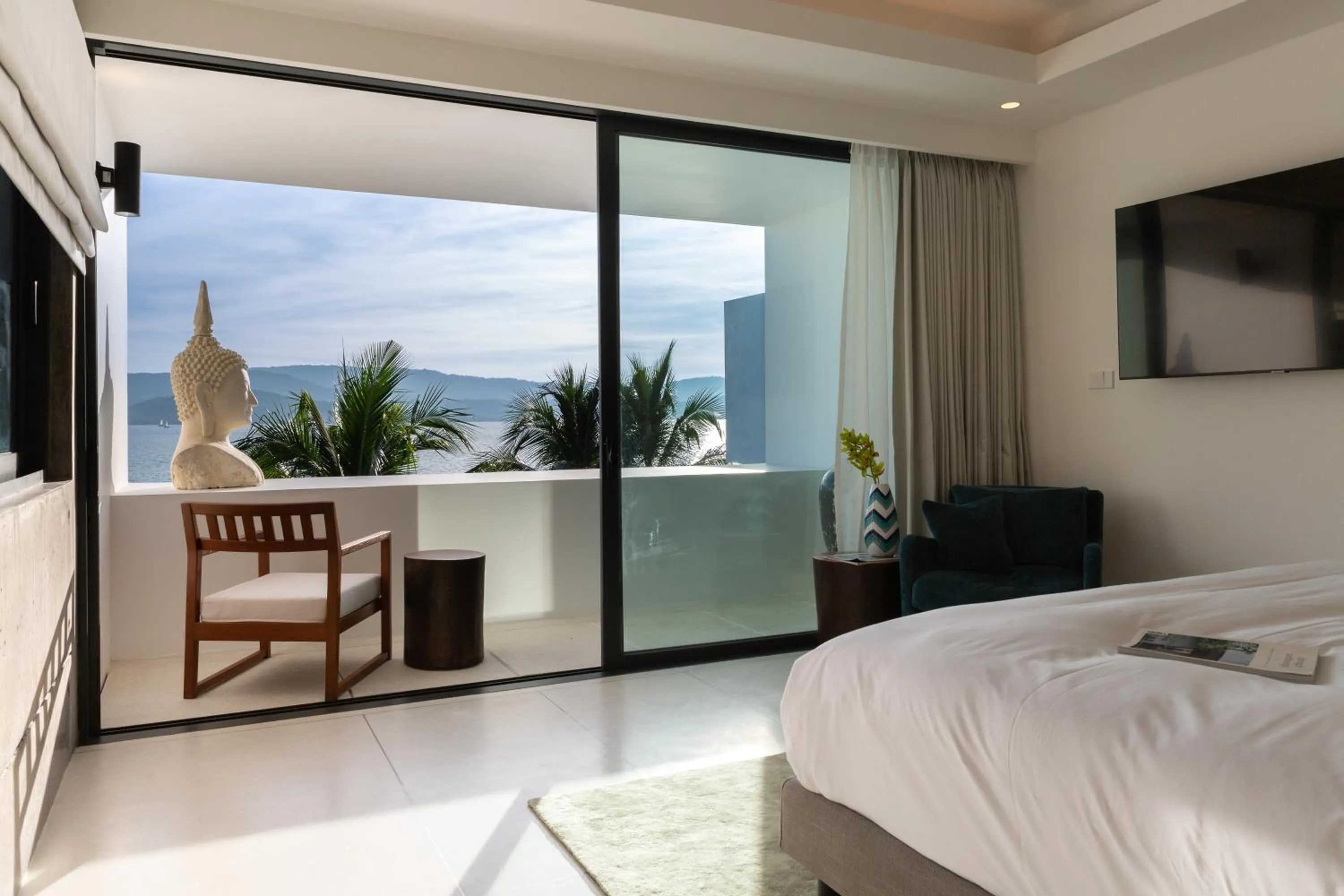 Bed in Kerem Luxury Beachfront Villas