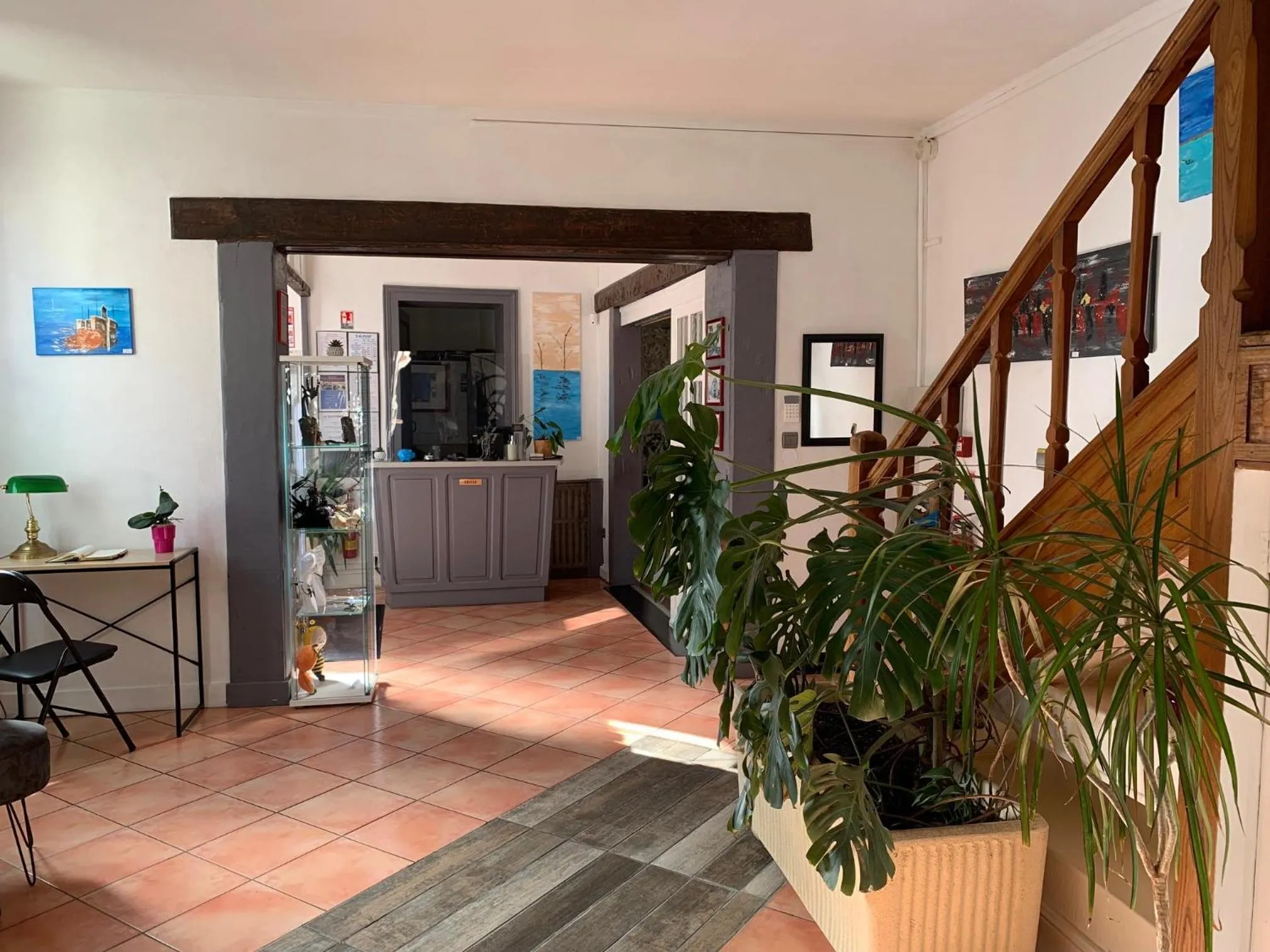 Lobby or reception in Hôtel Restaurant de l'Union
