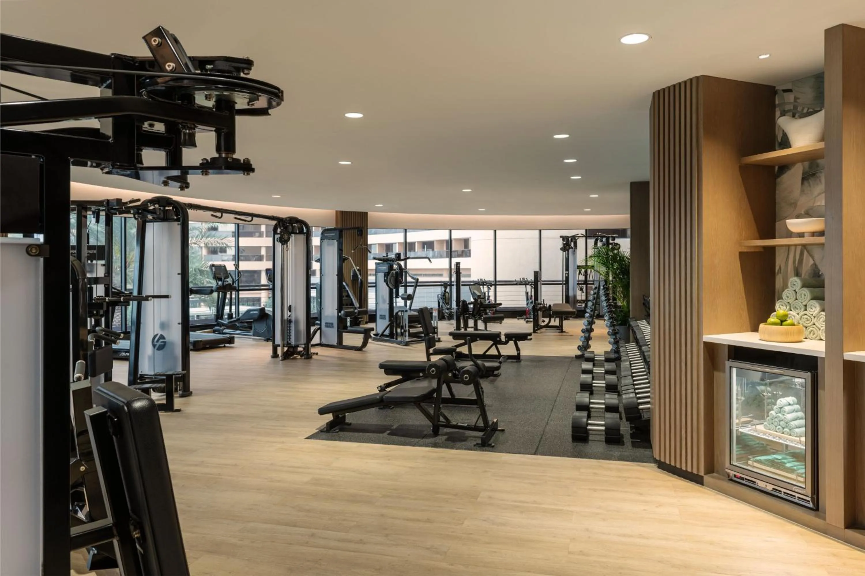 Fitness centre/facilities in Le Royal Meridien Beach Resort & Spa Dubai
