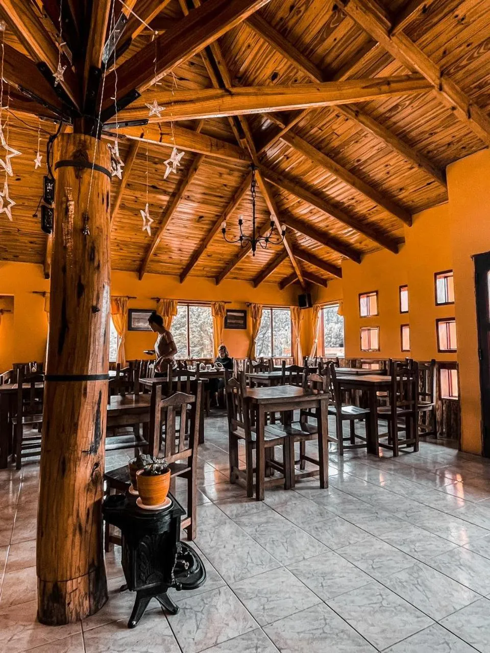 Living room in Hosteria LOS ÑIRES