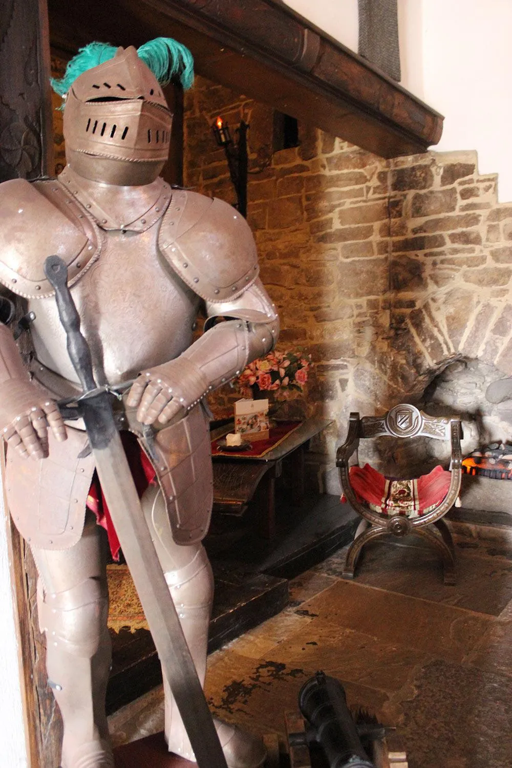 Decorative detail in Hotel Burg Trendelburg