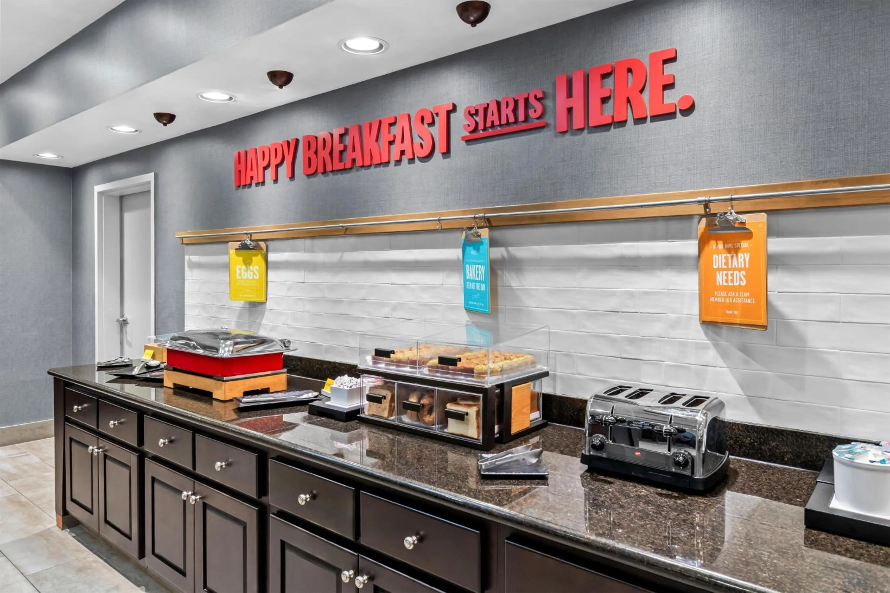 Breakfast in Hampton Inn Middletown