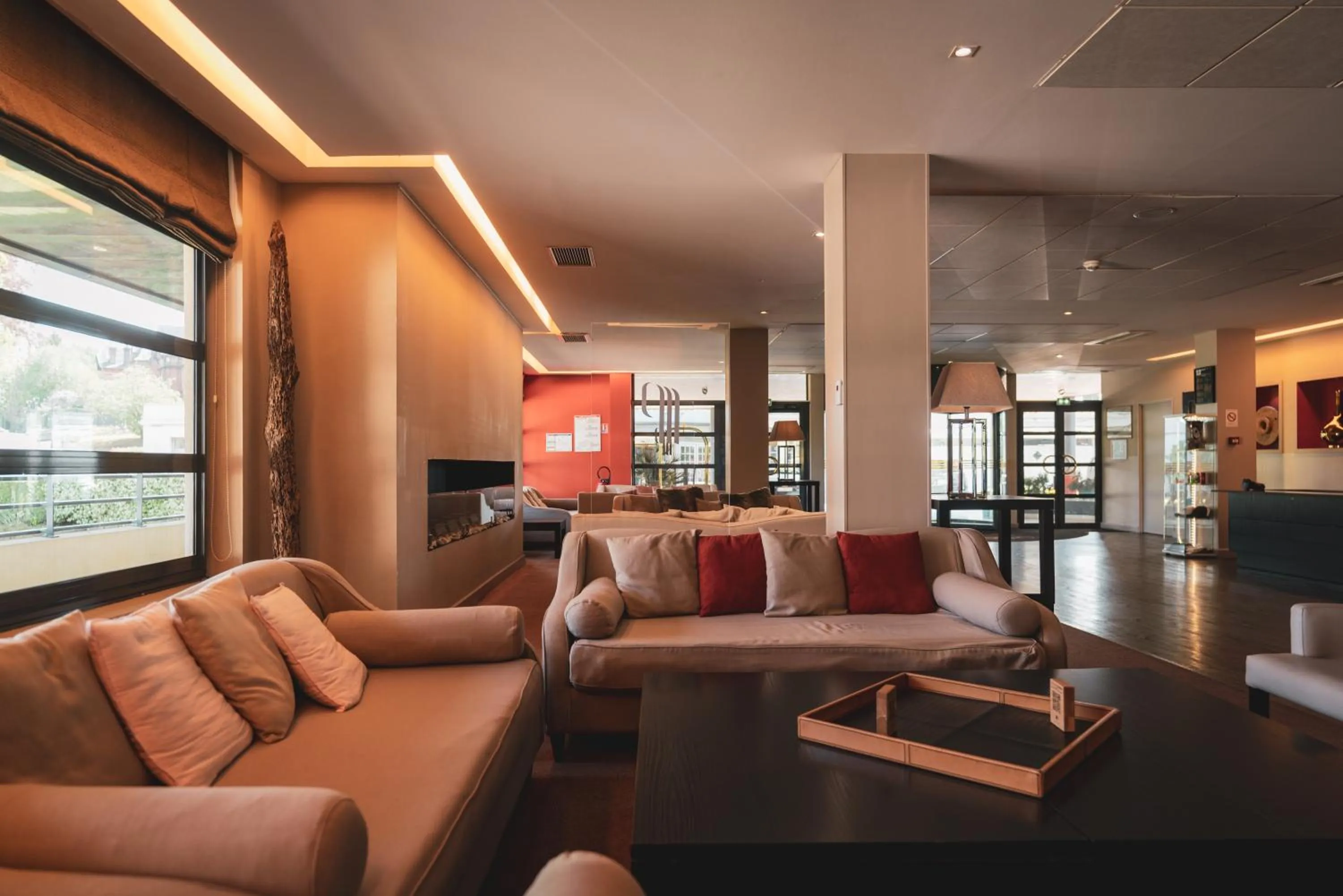 Lobby or reception in Le Forges Hotel