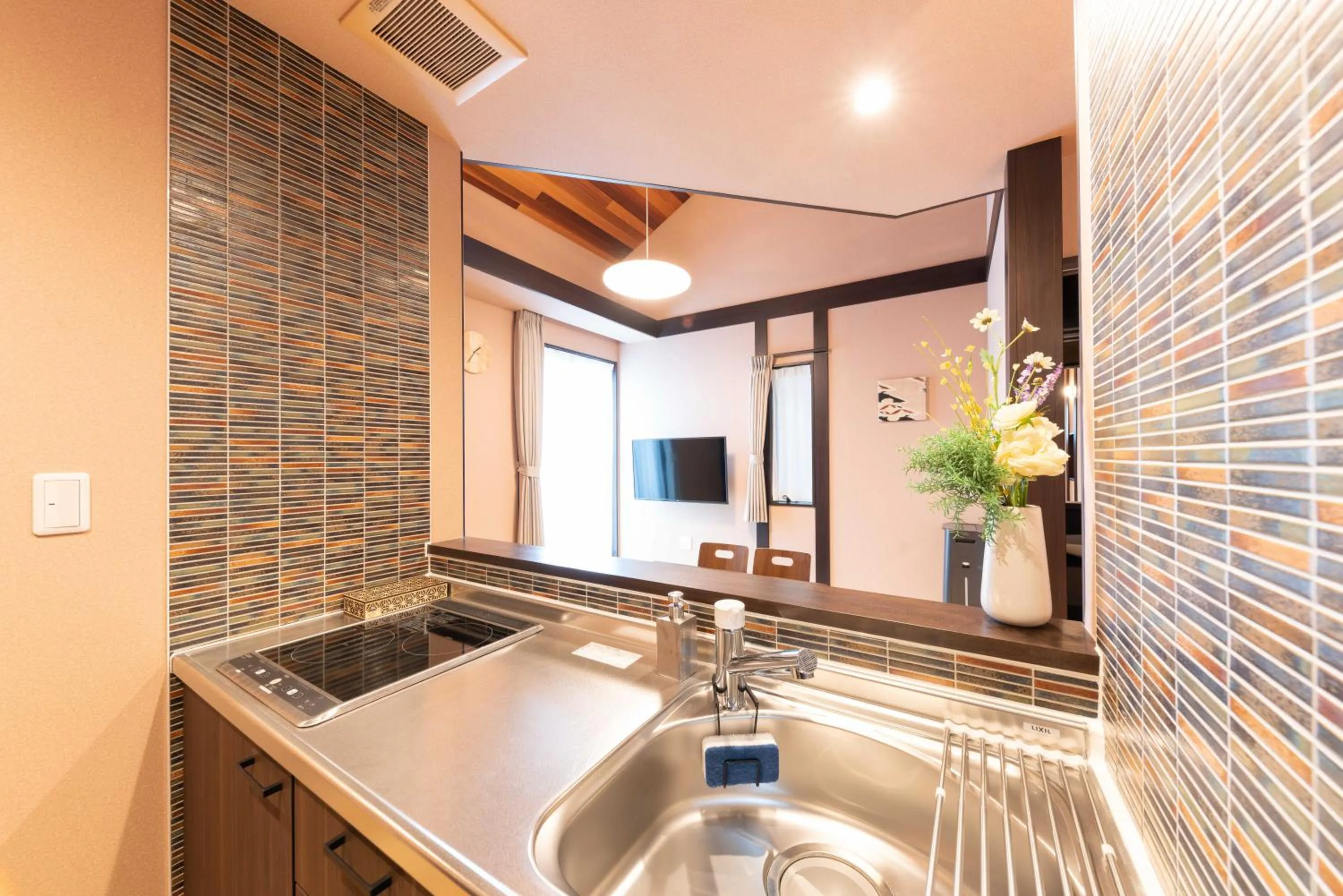 kitchen in SYLA HOTEL 箱根強羅 West - SYLA HOTEL HAKONE GORA West