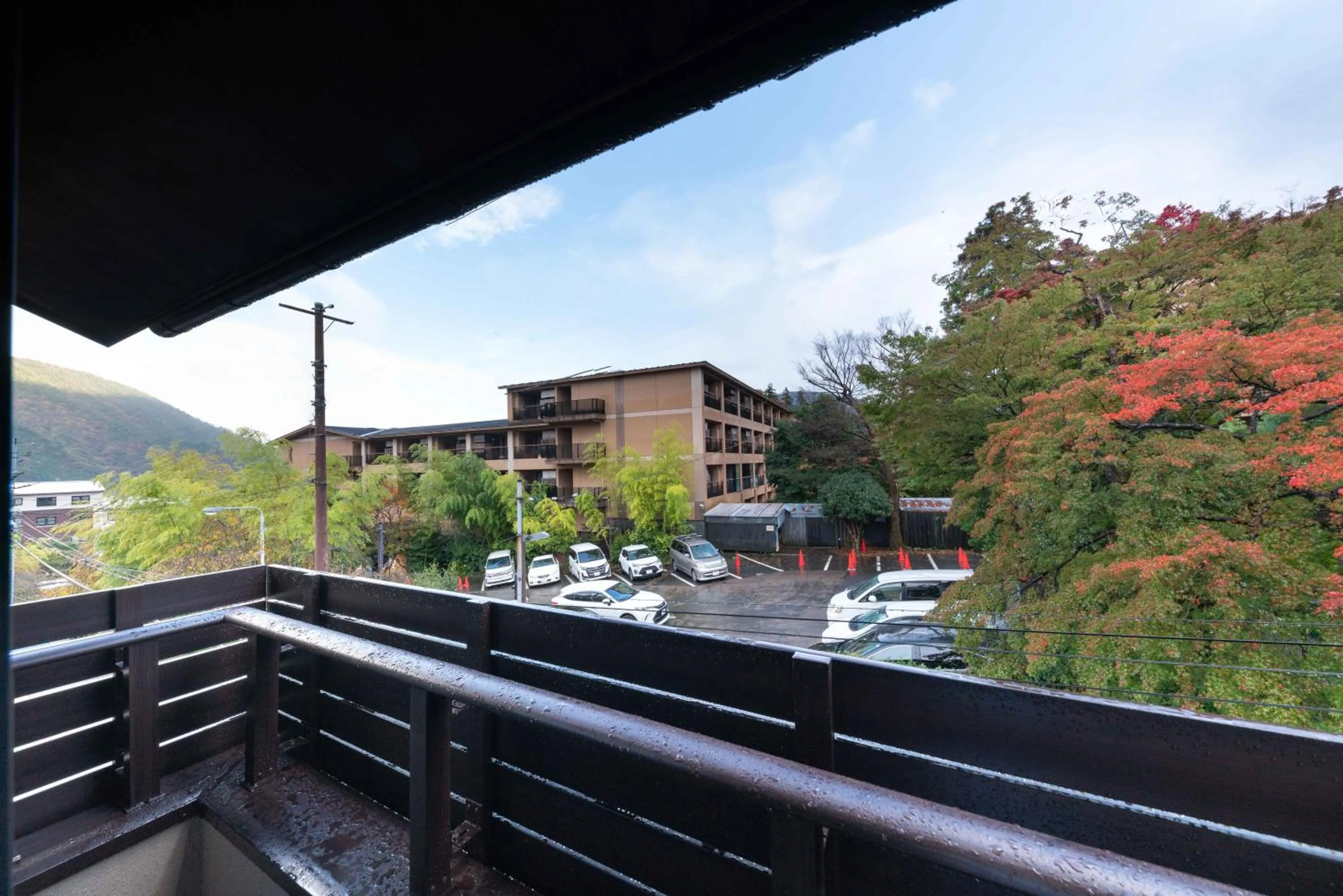 Balcony/Terrace in SYLA HOTEL 箱根強羅 West - SYLA HOTEL HAKONE GORA West
