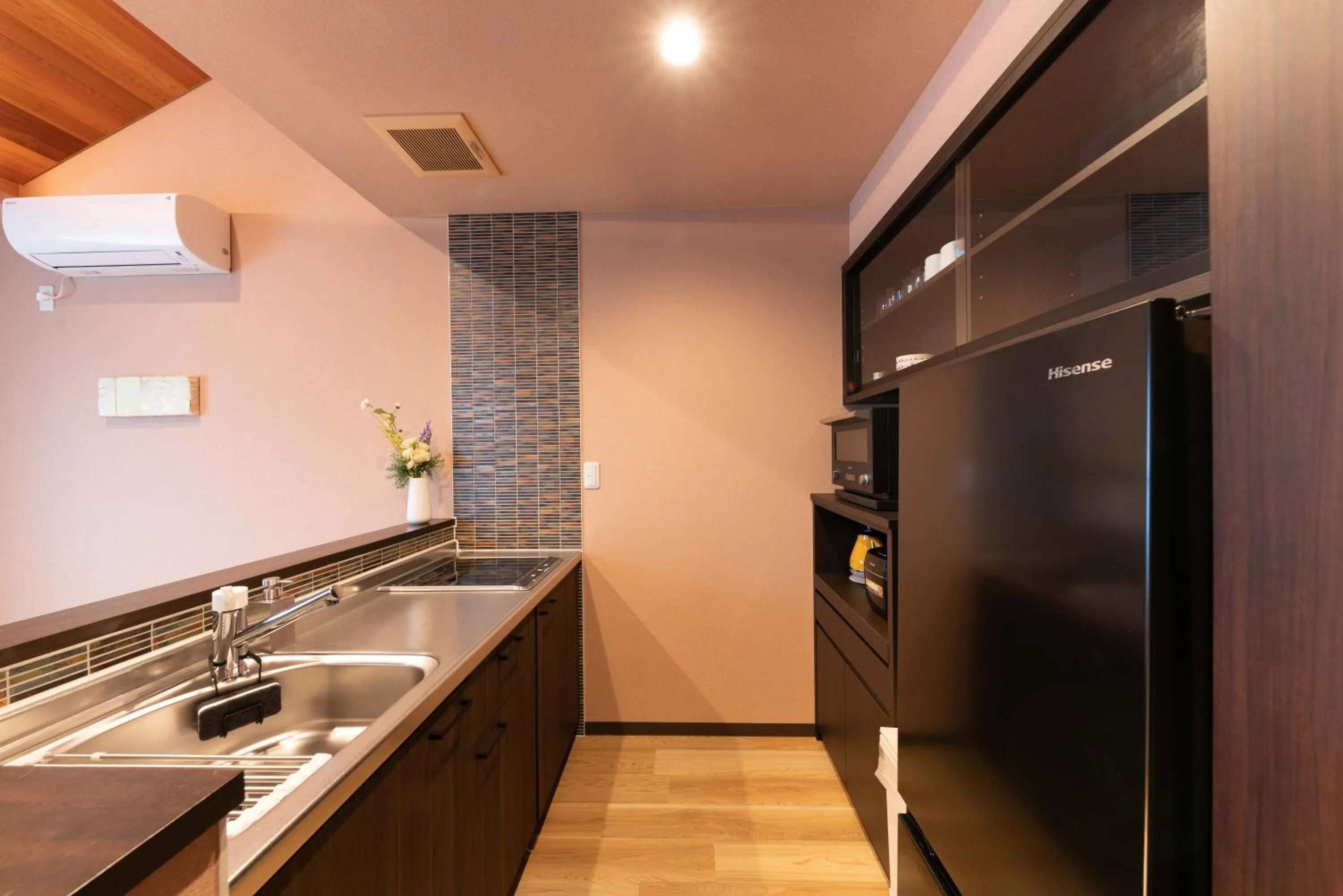 kitchen in SYLA HOTEL 箱根強羅 West - SYLA HOTEL HAKONE GORA West