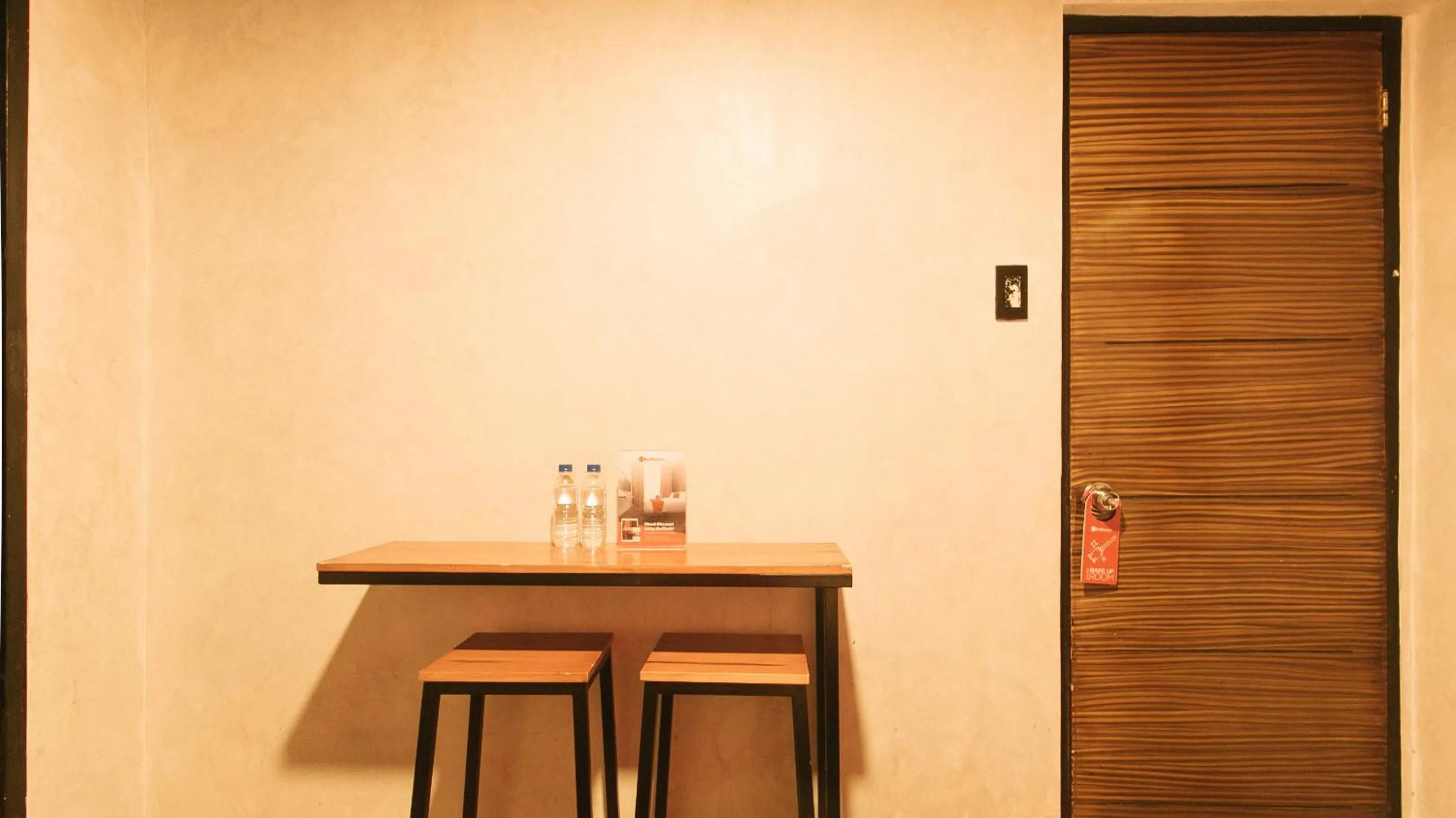 Seating area in RedDoorz @ Good 101 Quiricada Manila