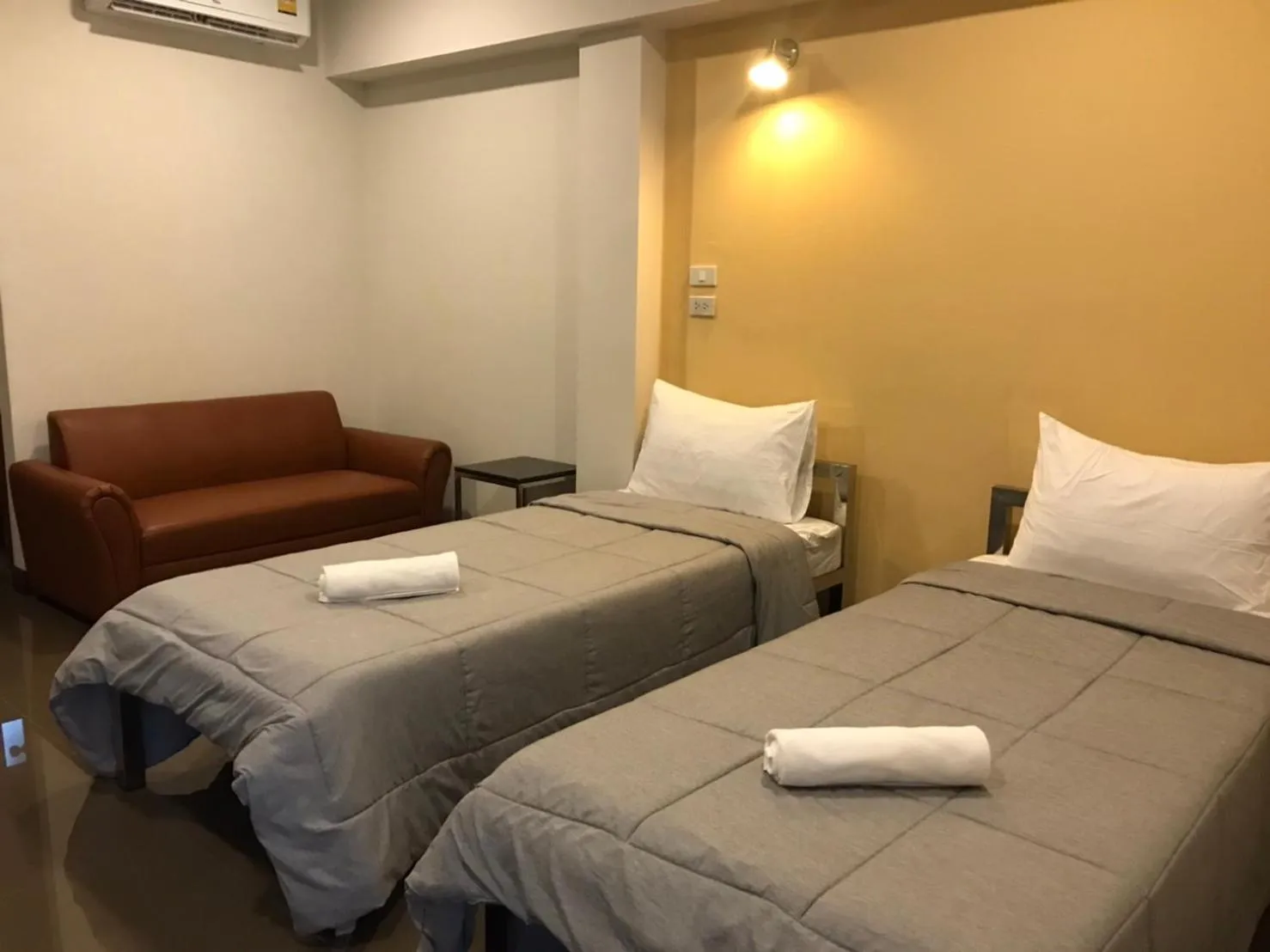 Bed in DD Residence Sai5 Salaya ห้องพัก ดีดี สาย5 ศาลายา