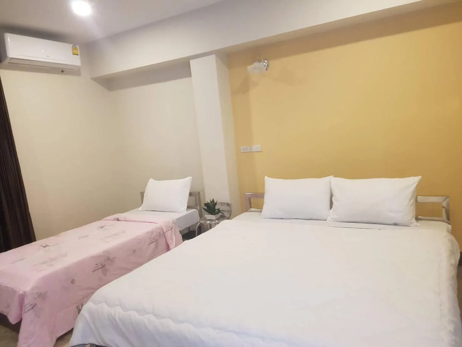 Bed in DD Residence Sai5 Salaya ห้องพัก ดีดี สาย5 ศาลายา