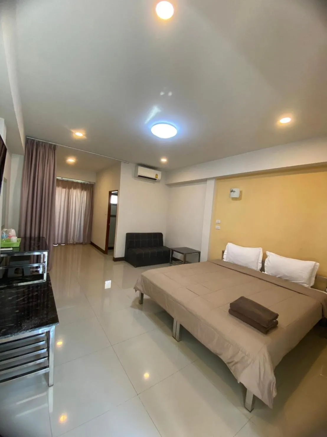 Bed in DD Residence Sai5 Salaya ห้องพัก ดีดี สาย5 ศาลายา