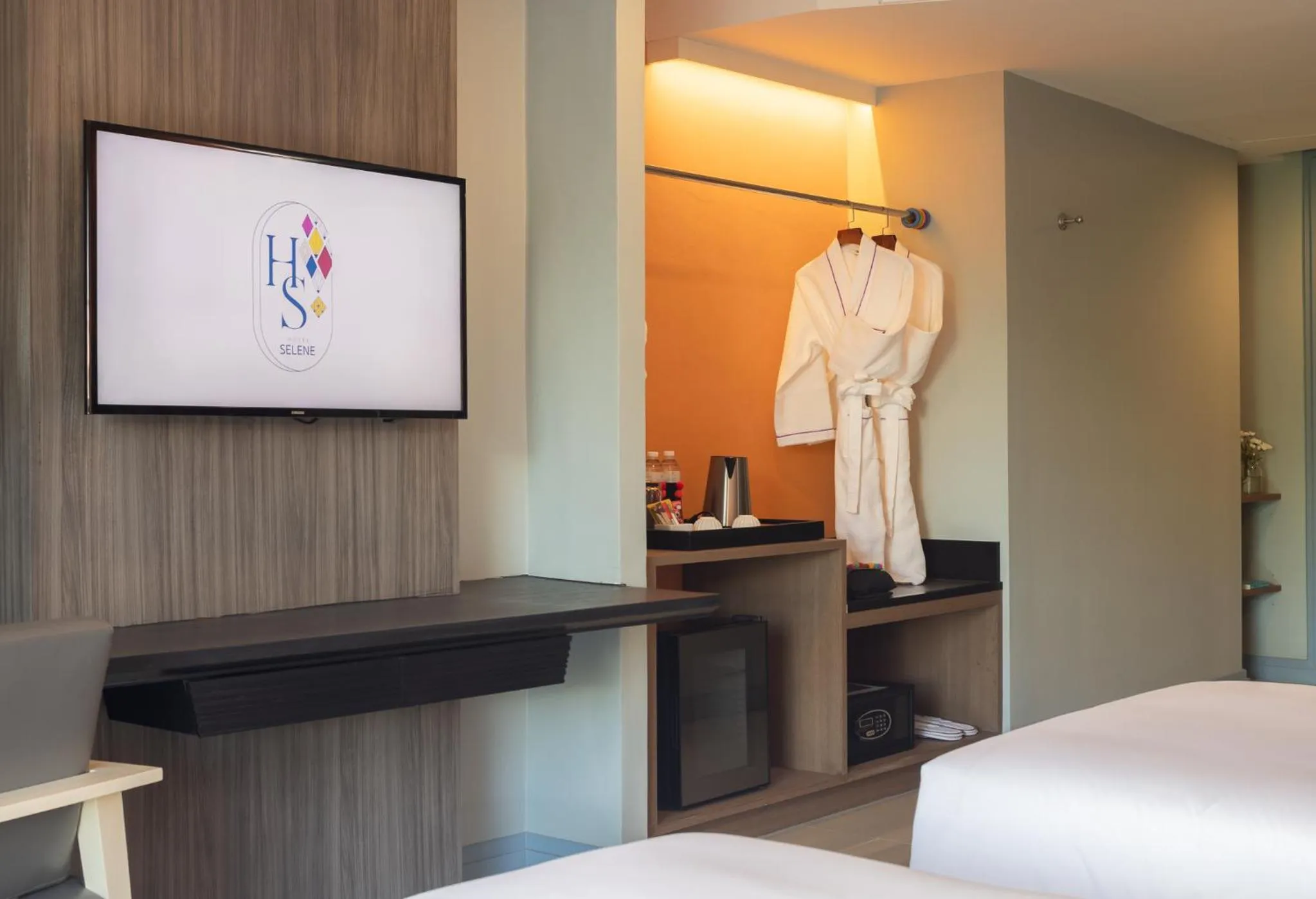 Bedroom, Bed in Hotel Selene Chiang Rai