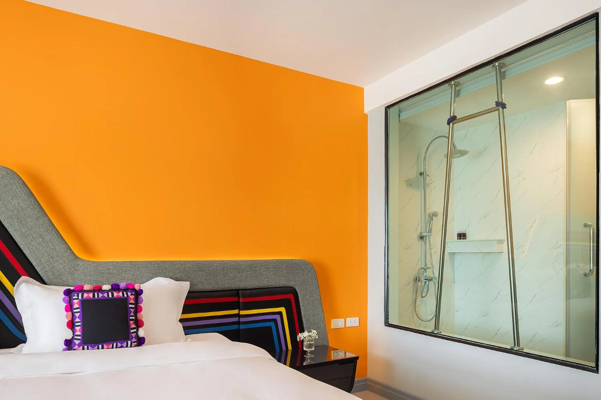 Bedroom, Bed in Hotel Selene Chiang Rai