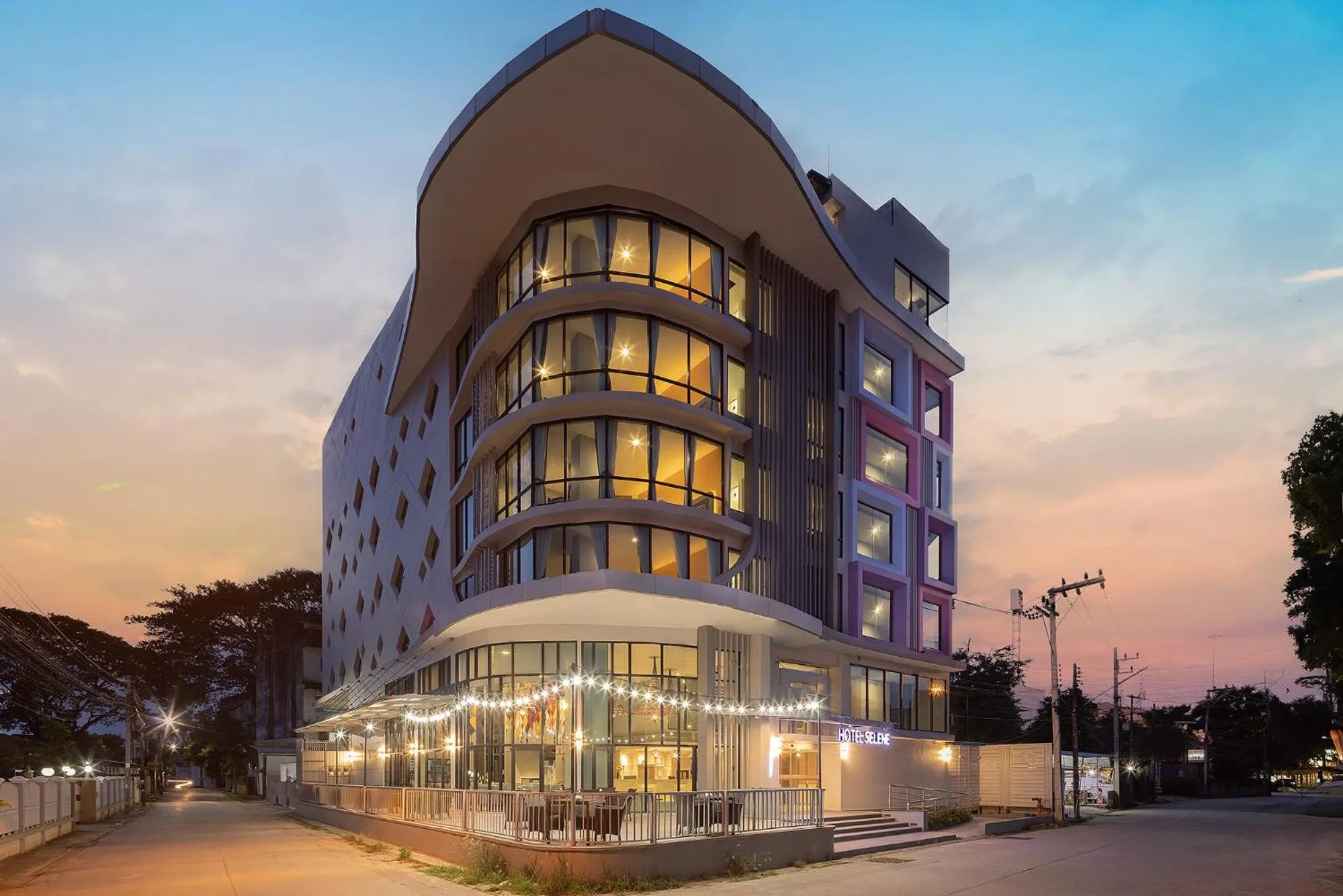 Property building in Hotel Selene Chiang Rai