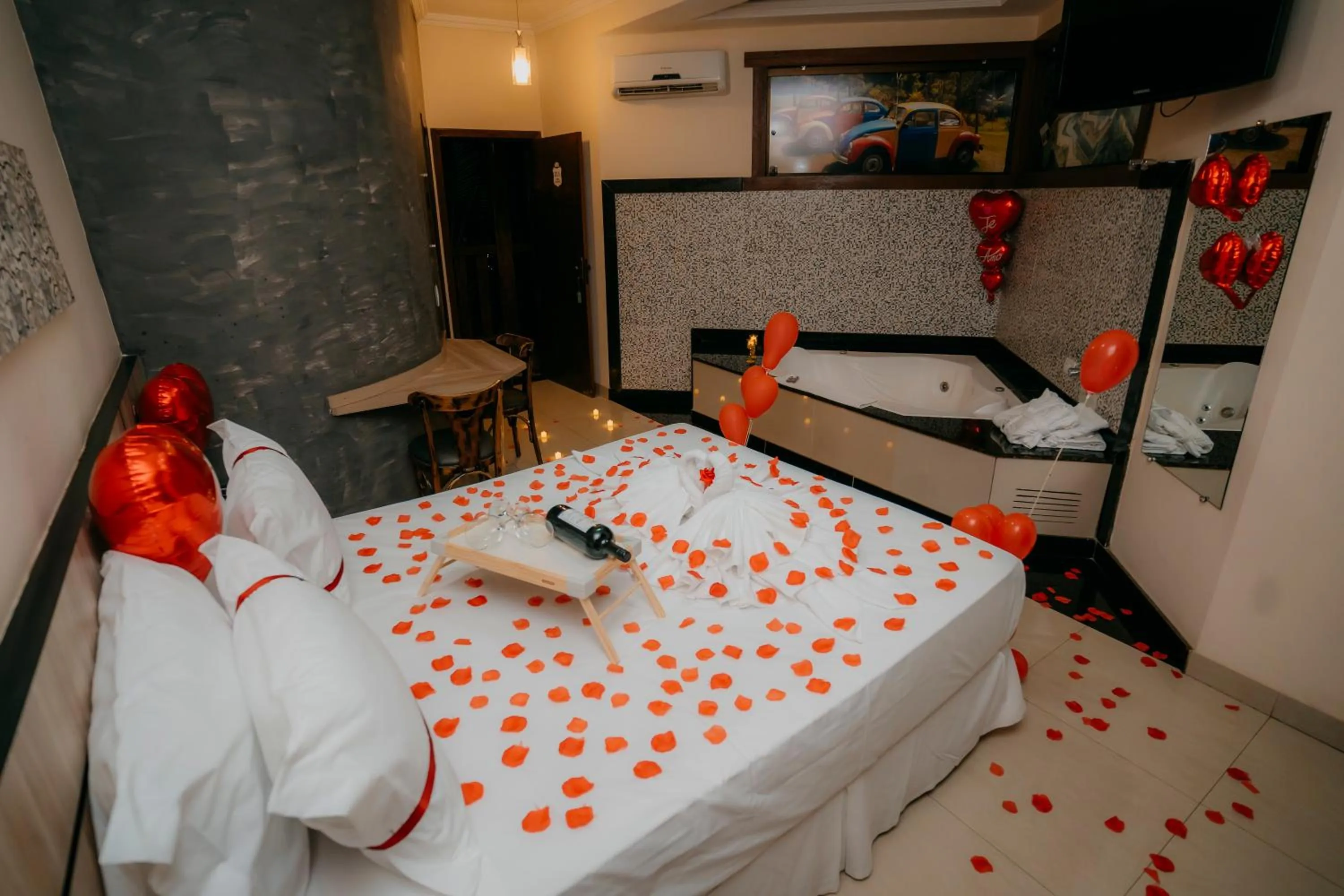 Bed in Estrada Real Palace Hotel