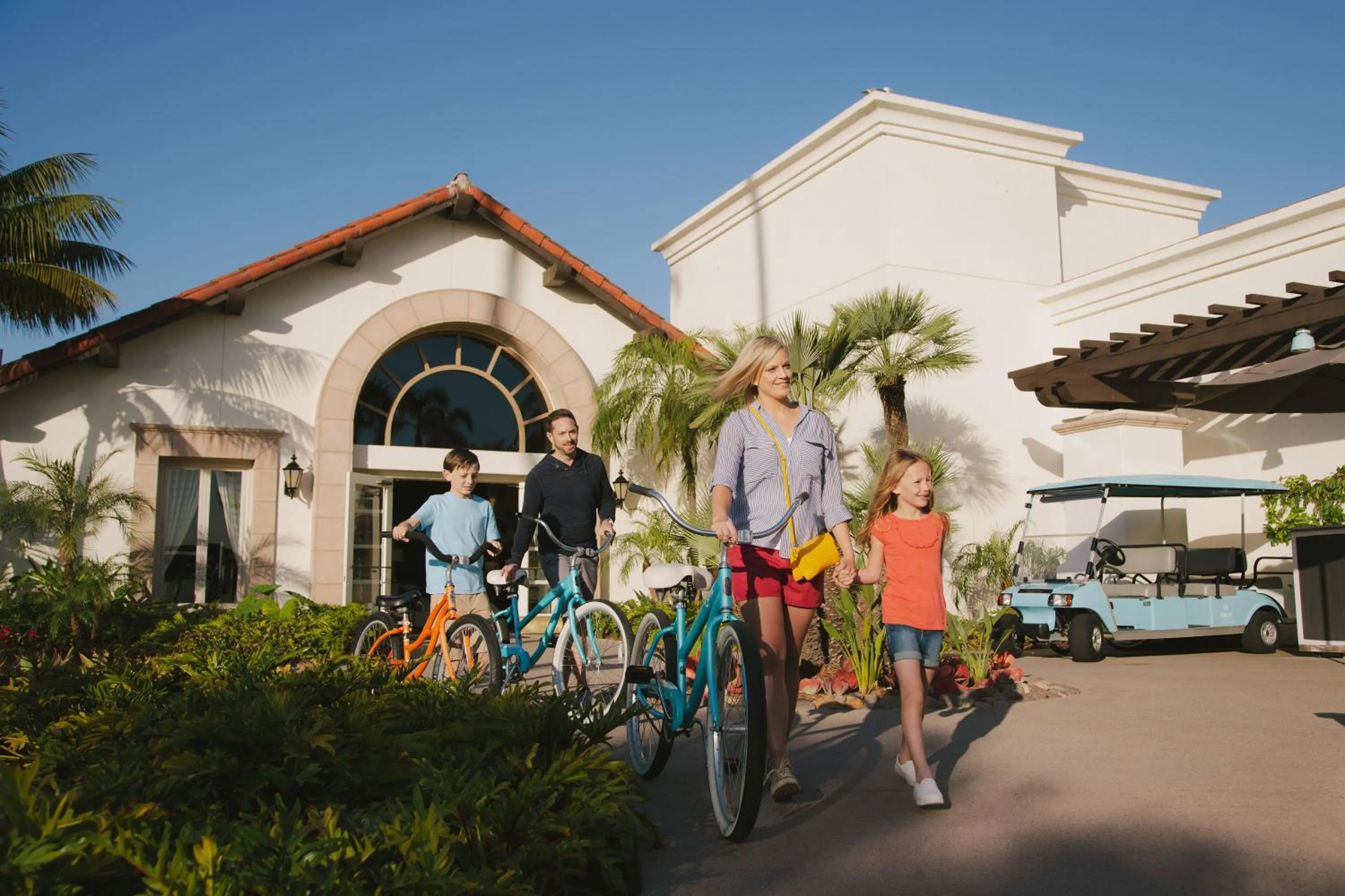 Cycling in Kona Kai Resort & Spa, a Noble House Resort