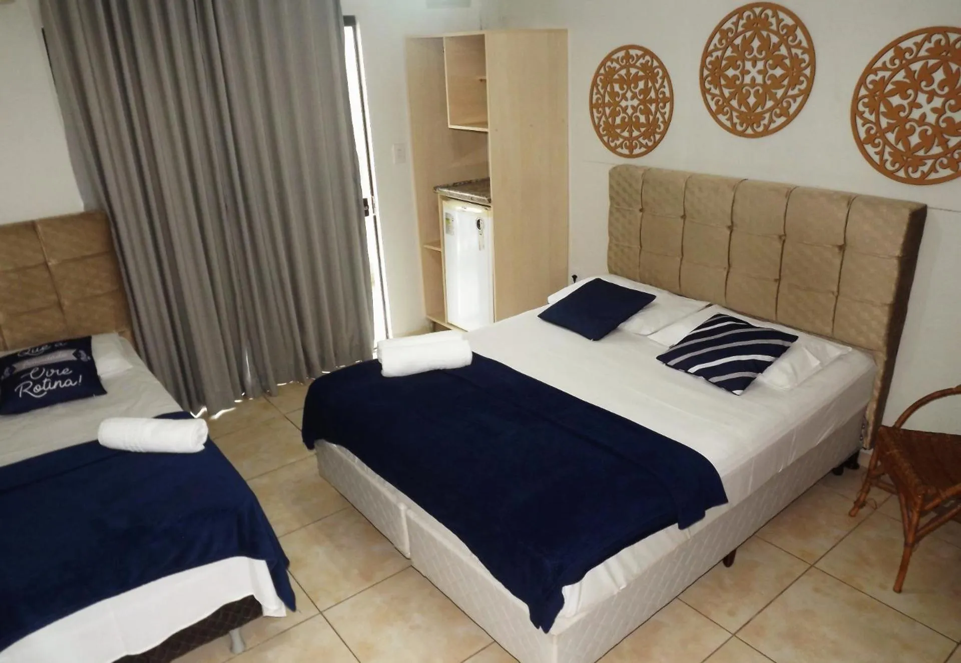 Bed in Pousada do Pescador