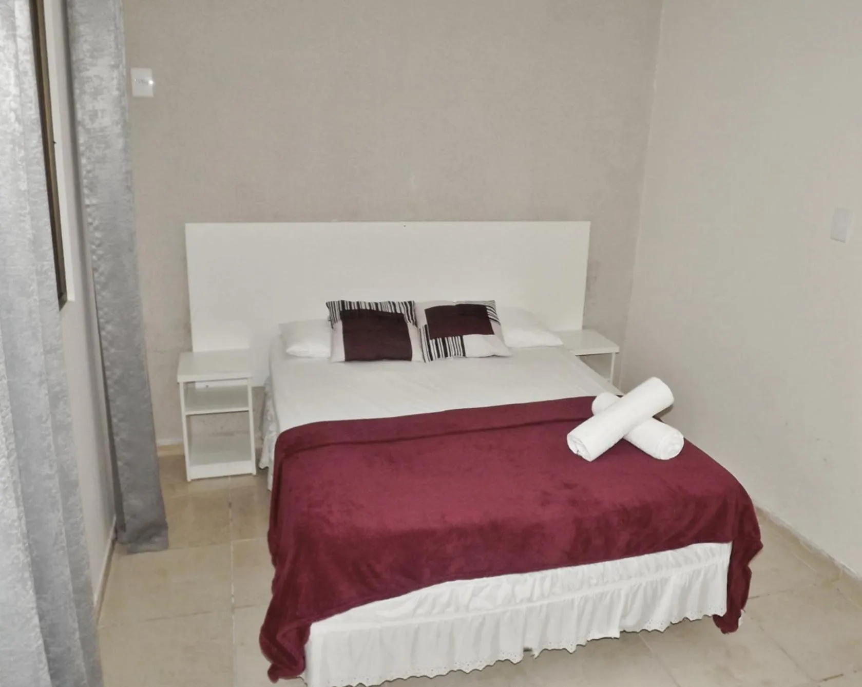 Bed in Pousada do Pescador