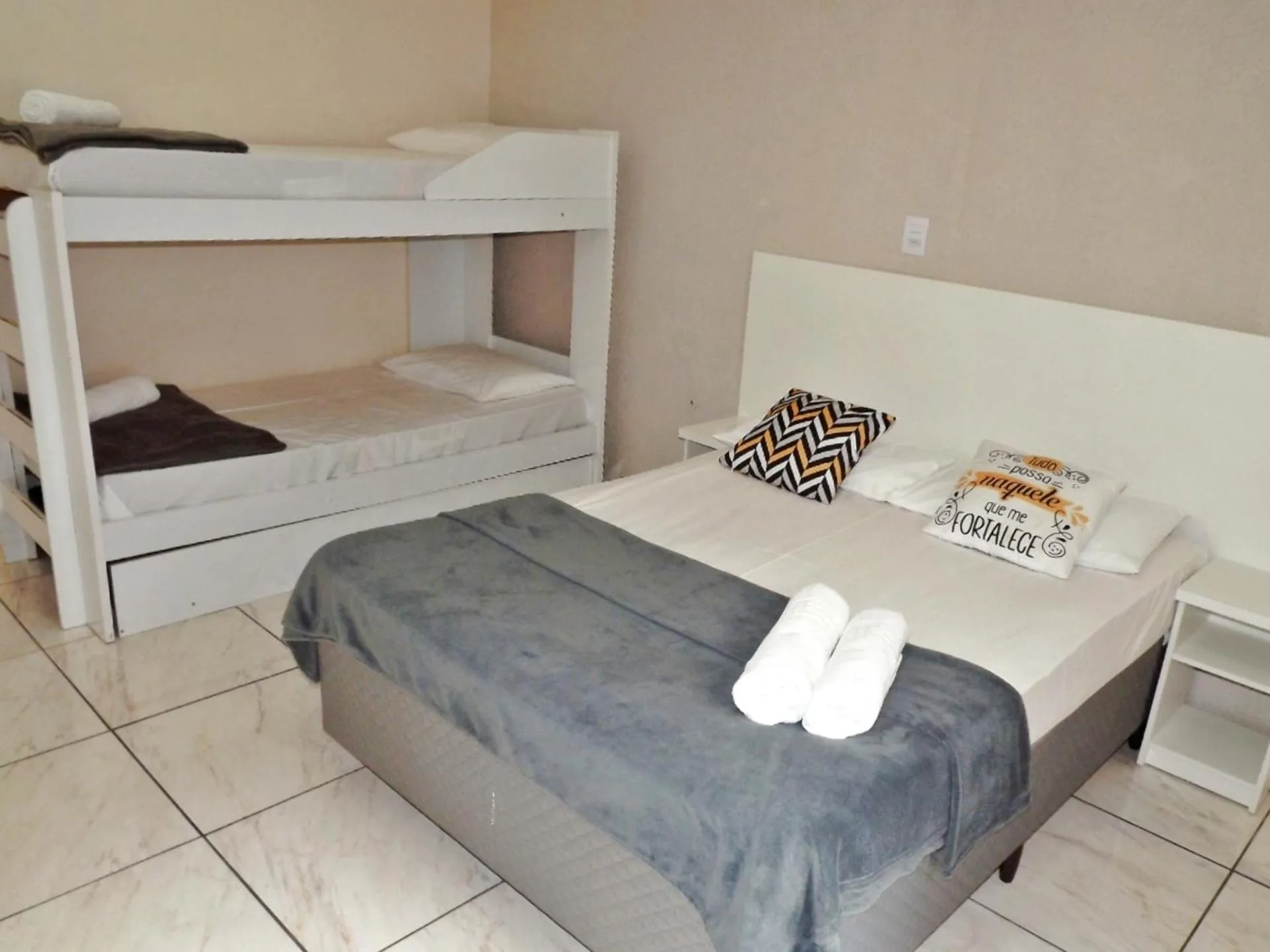 Bed in Pousada do Pescador